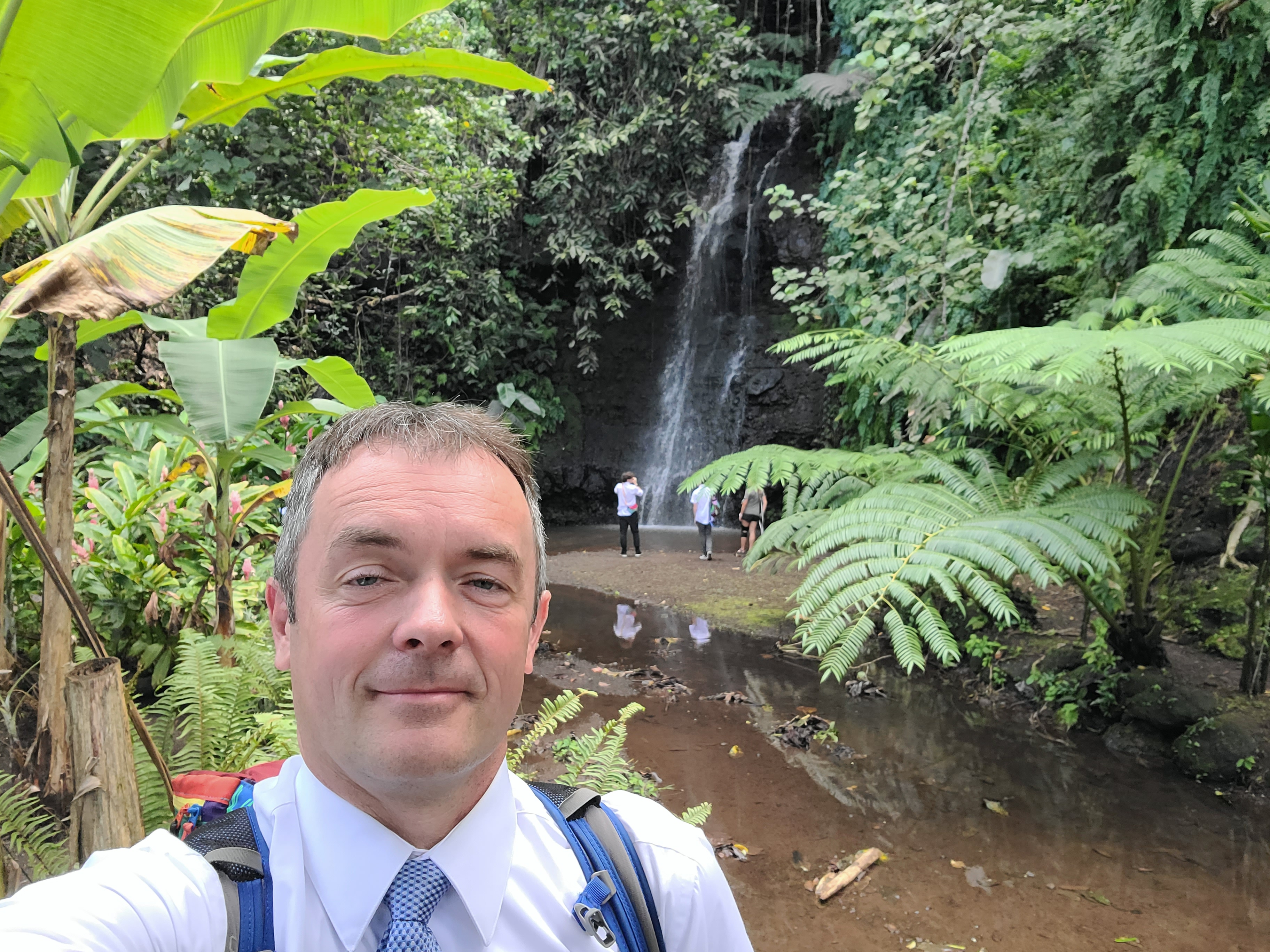 2022 Tahiti Taravao HXP - Day 12 (Church with Vaihiria Ward, Water Gardens Vaipahi Waterfall & Hike, Sacred Eels, Turtles, Haircut, Activity with Vaihiria Ward Youth, Averie's Birthday, Letters Home)