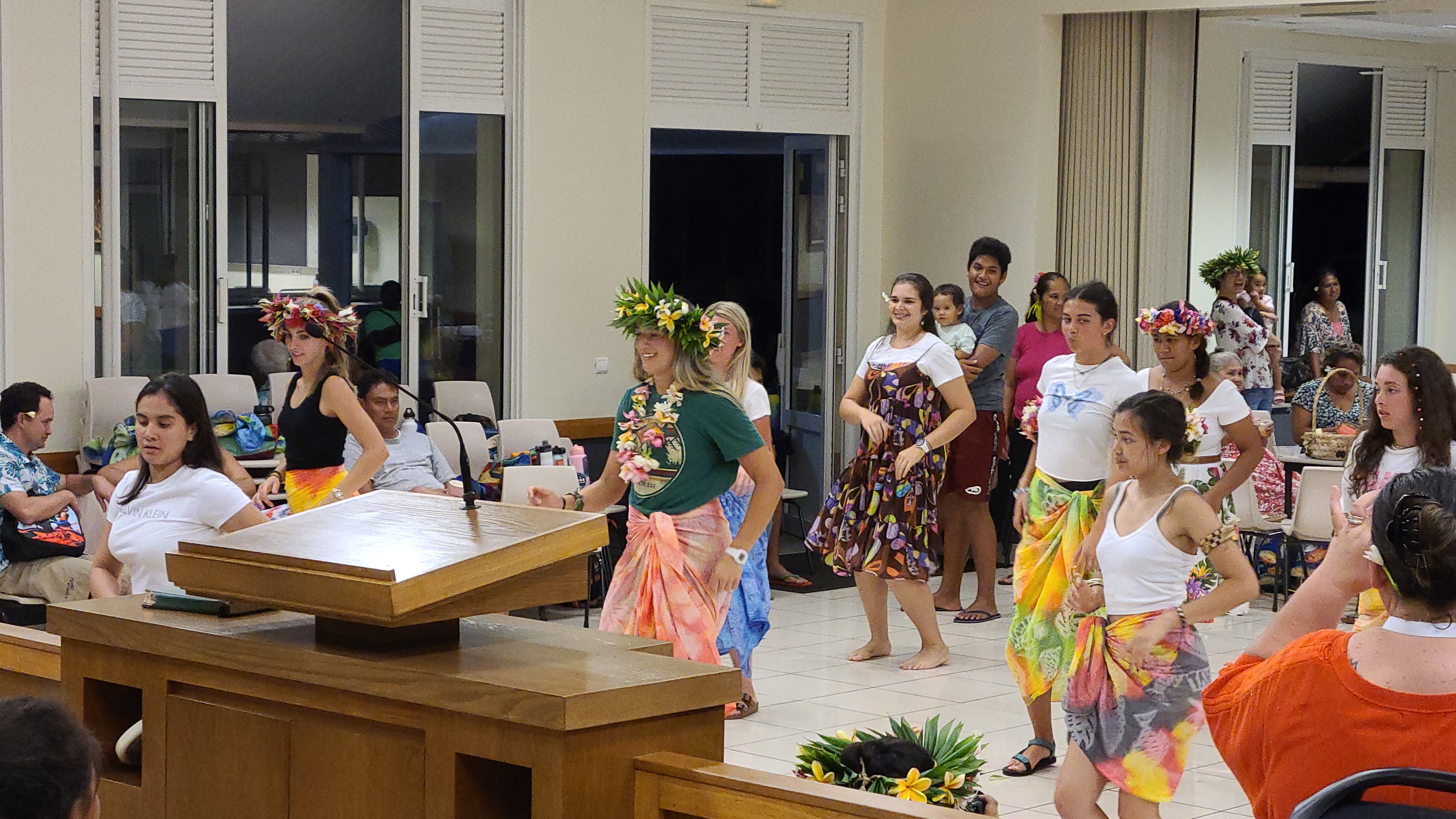 2022 Tahiti Taravao HXP - Day 15 (Epic Morning Devotional, Volunteering at Youth Center, Working at Community Garden on Mountain, Solis, Tiana Sees Her New House, Vaihiria Ward Activity: Coconut Milk, Learning Drums & Tahitian Dances, Making Flower Crowns