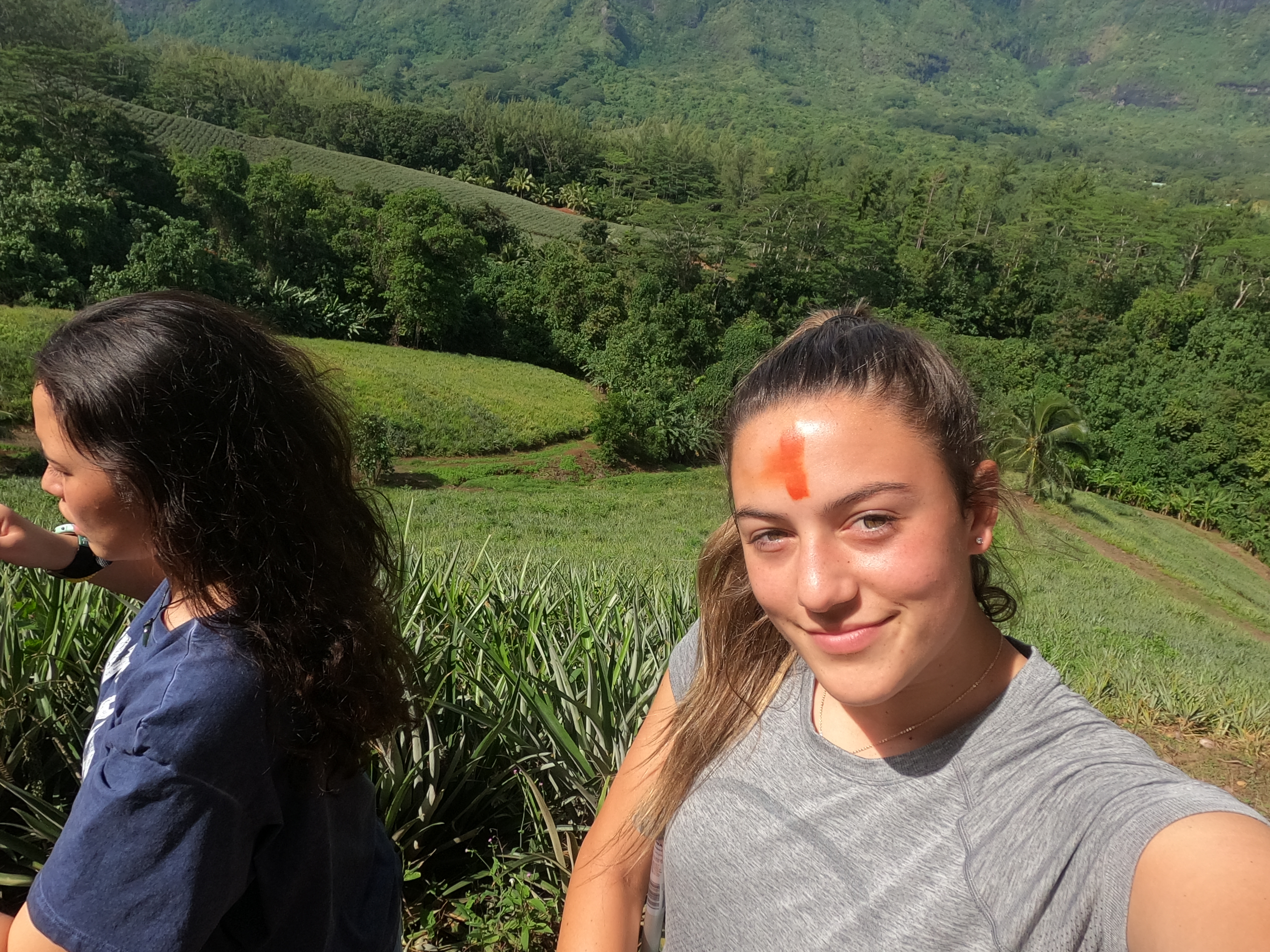 2022 Tahiti Taravao HXP - Day 3 (Devotional, Moorea Jeep Safari, Magic Mountain Overlook, Jam Tasting, Belvedere Lookout, Marae-o-Mahine, Touching Sacred Eels, Fresh Pineapple & Coconut, Making Headbands, Beach Games, Tahitian Dance & Fire Show)