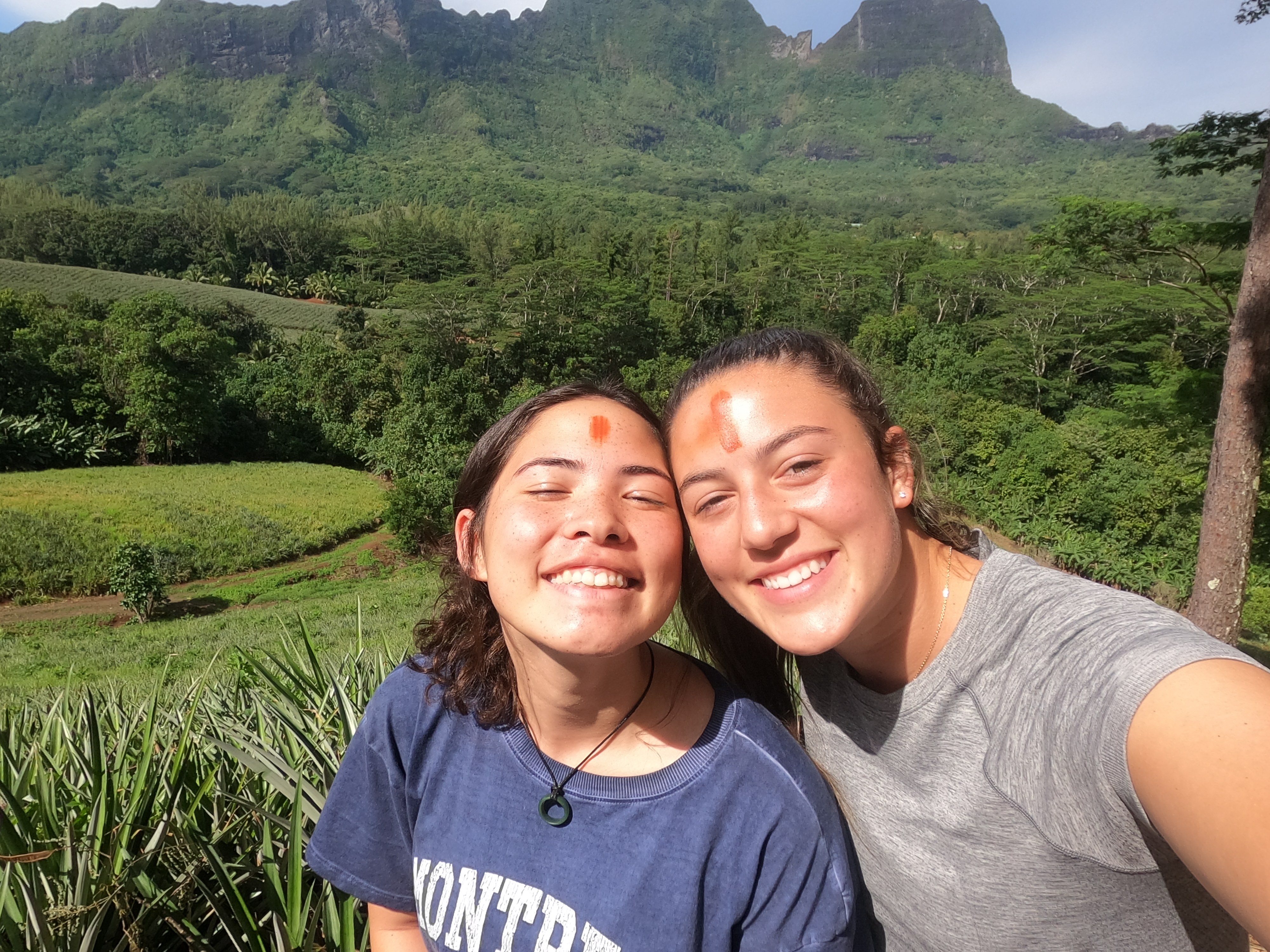 2022 Tahiti Taravao HXP - Day 3 (Devotional, Moorea Jeep Safari, Magic Mountain Overlook, Jam Tasting, Belvedere Lookout, Marae-o-Mahine, Touching Sacred Eels, Fresh Pineapple & Coconut, Making Headbands, Beach Games, Tahitian Dance & Fire Show)