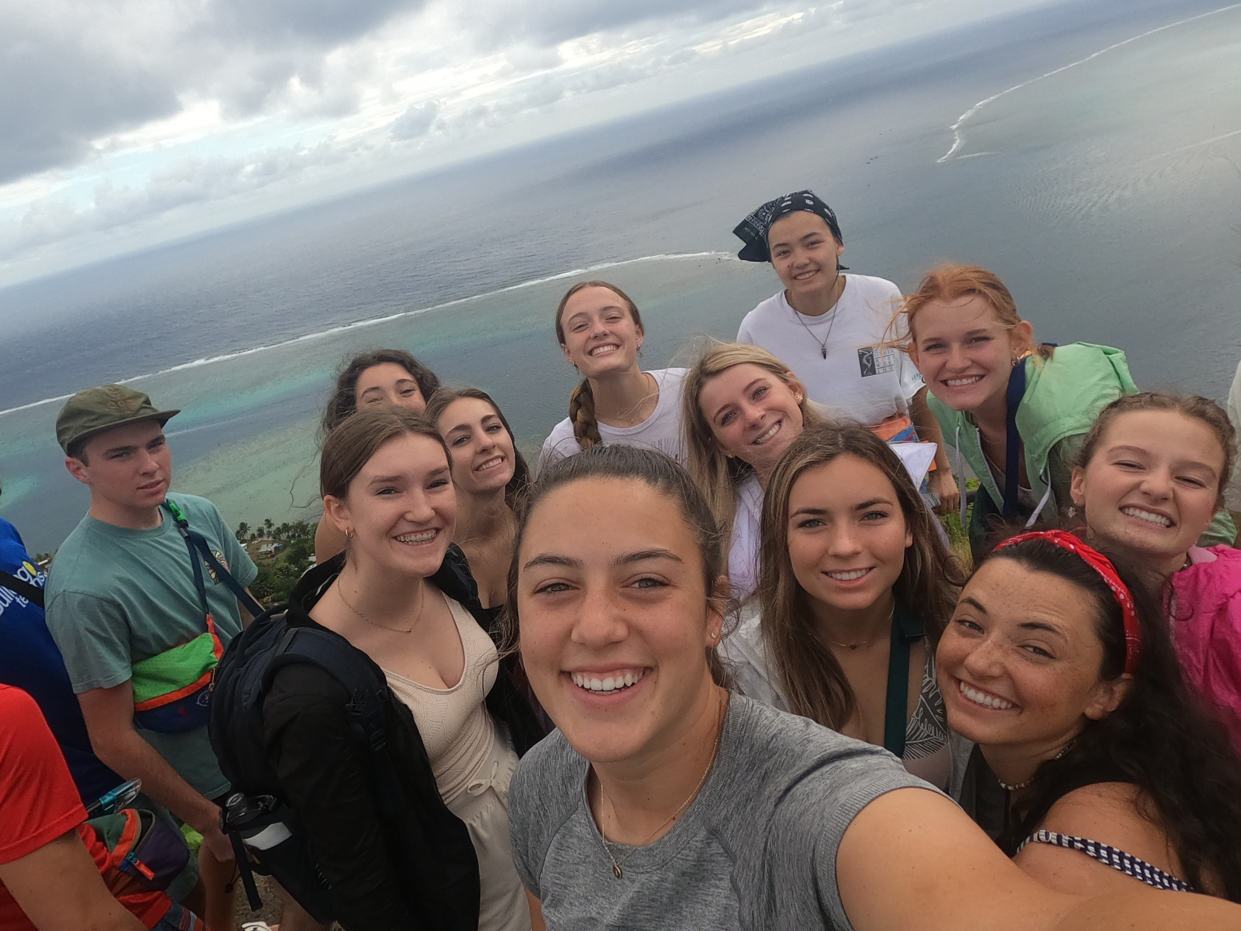 2022 Tahiti Taravao HXP - Day 3 (Devotional, Moorea Jeep Safari, Magic Mountain Overlook, Jam Tasting, Belvedere Lookout, Marae-o-Mahine, Touching Sacred Eels, Fresh Pineapple & Coconut, Making Headbands, Beach Games, Tahitian Dance & Fire Show)