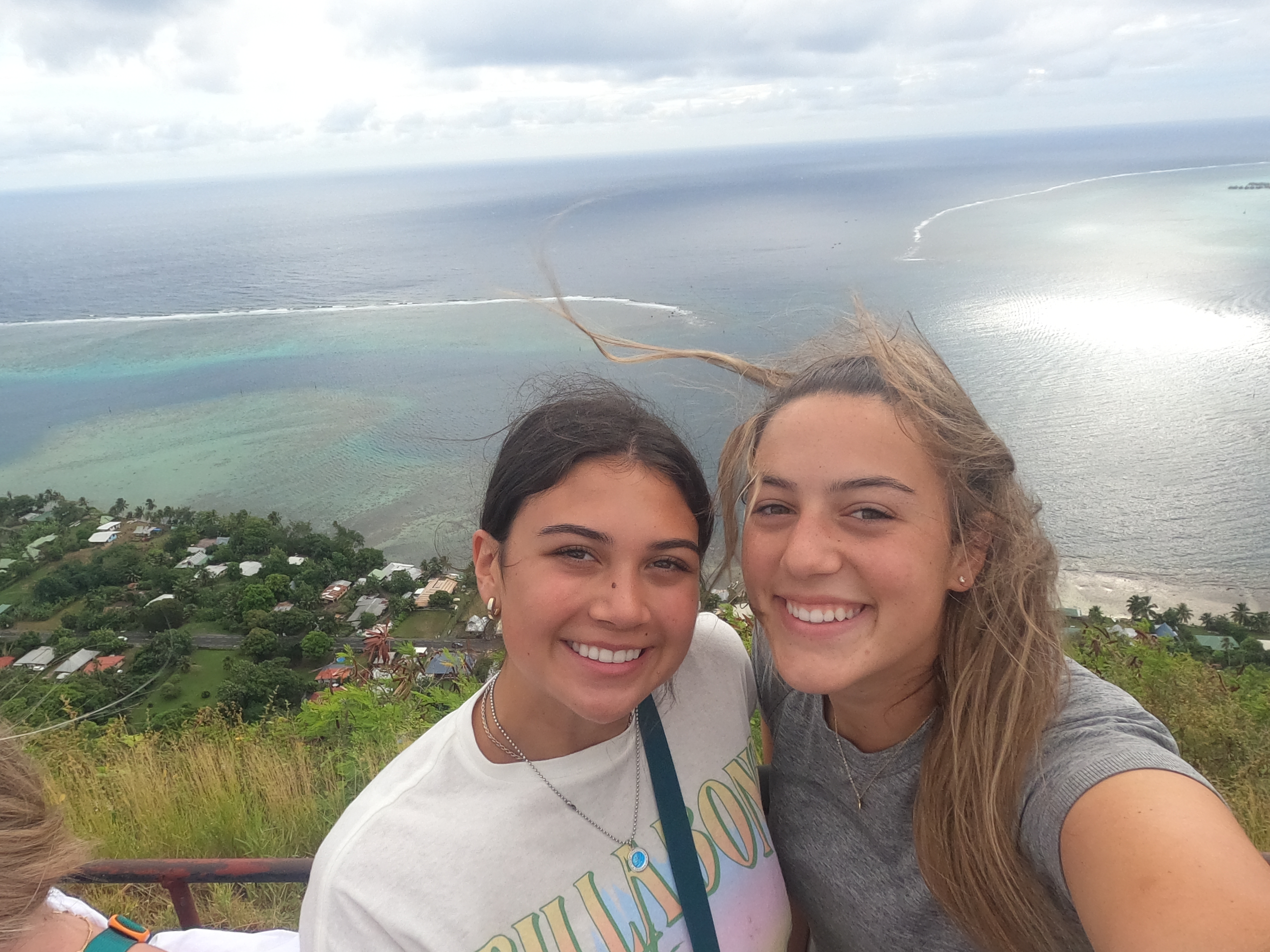 2022 Tahiti Taravao HXP - Day 3 (Devotional, Moorea Jeep Safari, Magic Mountain Overlook, Jam Tasting, Belvedere Lookout, Marae-o-Mahine, Touching Sacred Eels, Fresh Pineapple & Coconut, Making Headbands, Beach Games, Tahitian Dance & Fire Show)