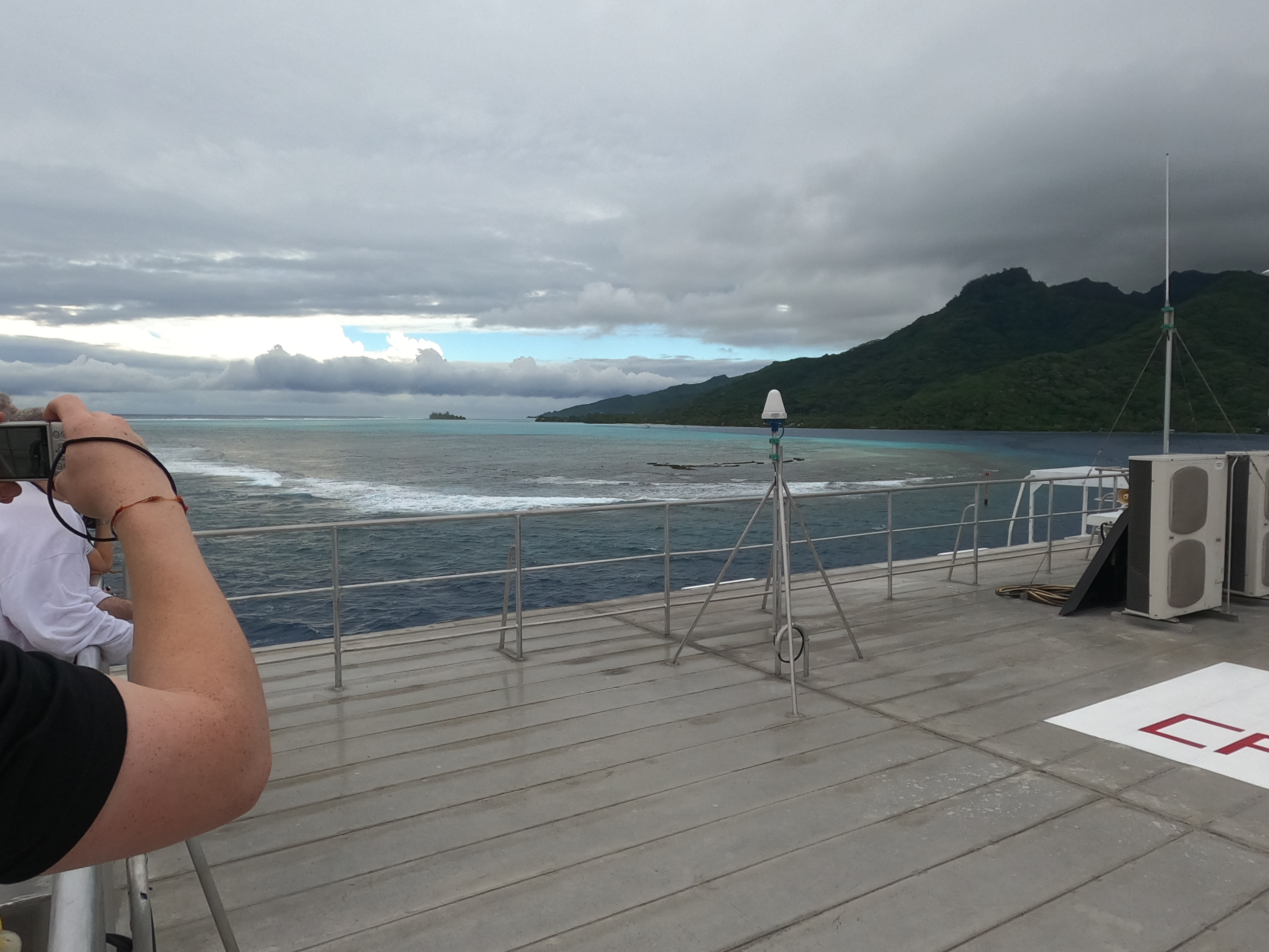 2022 Tahiti Taravao HXP - Day 2 (Arrival in Tahiti!, Narii & Escuela Teach us a Tahitian Dance, Ferry to Mo'orea / Moorea, Hiking, 18 in Small Truck, Va'a Canoes, Crepes)