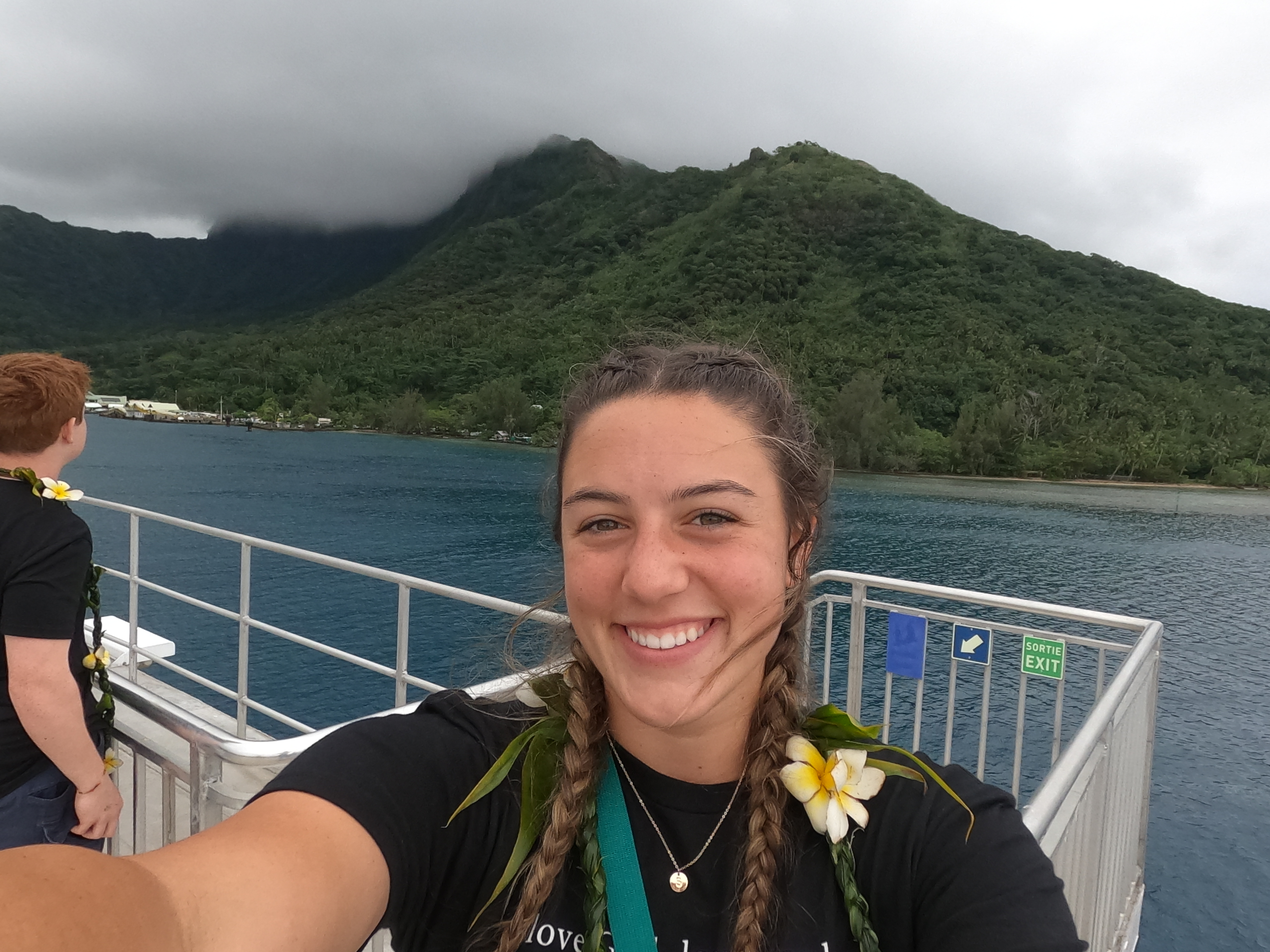 2022 Tahiti Taravao HXP - Day 2 (Arrival in Tahiti!, Narii & Escuela Teach us a Tahitian Dance, Ferry to Mo'orea / Moorea, Hiking, 18 in Small Truck, Va'a Canoes, Crepes)