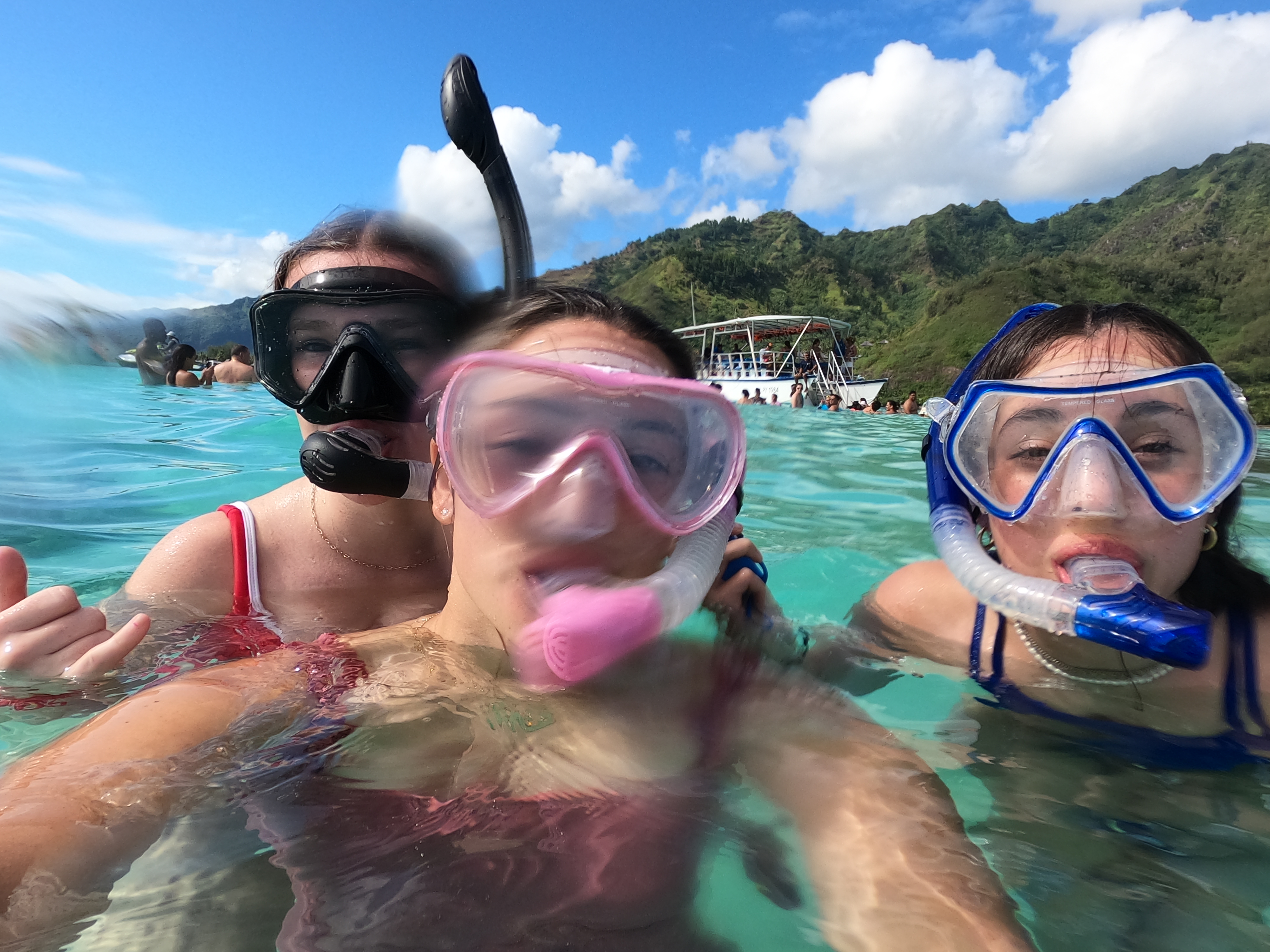 2022 Tahiti Taravao HXP - Day 4 (Kass's Birthday, Swimming with Sharks & Stingrays, Motu Fareone Island, Making Motu Fareone (E'ia Ota), Catching Crabs for 'Alca-Crab', Dance Party on Ferry to Tahiti, Catching Geckos)