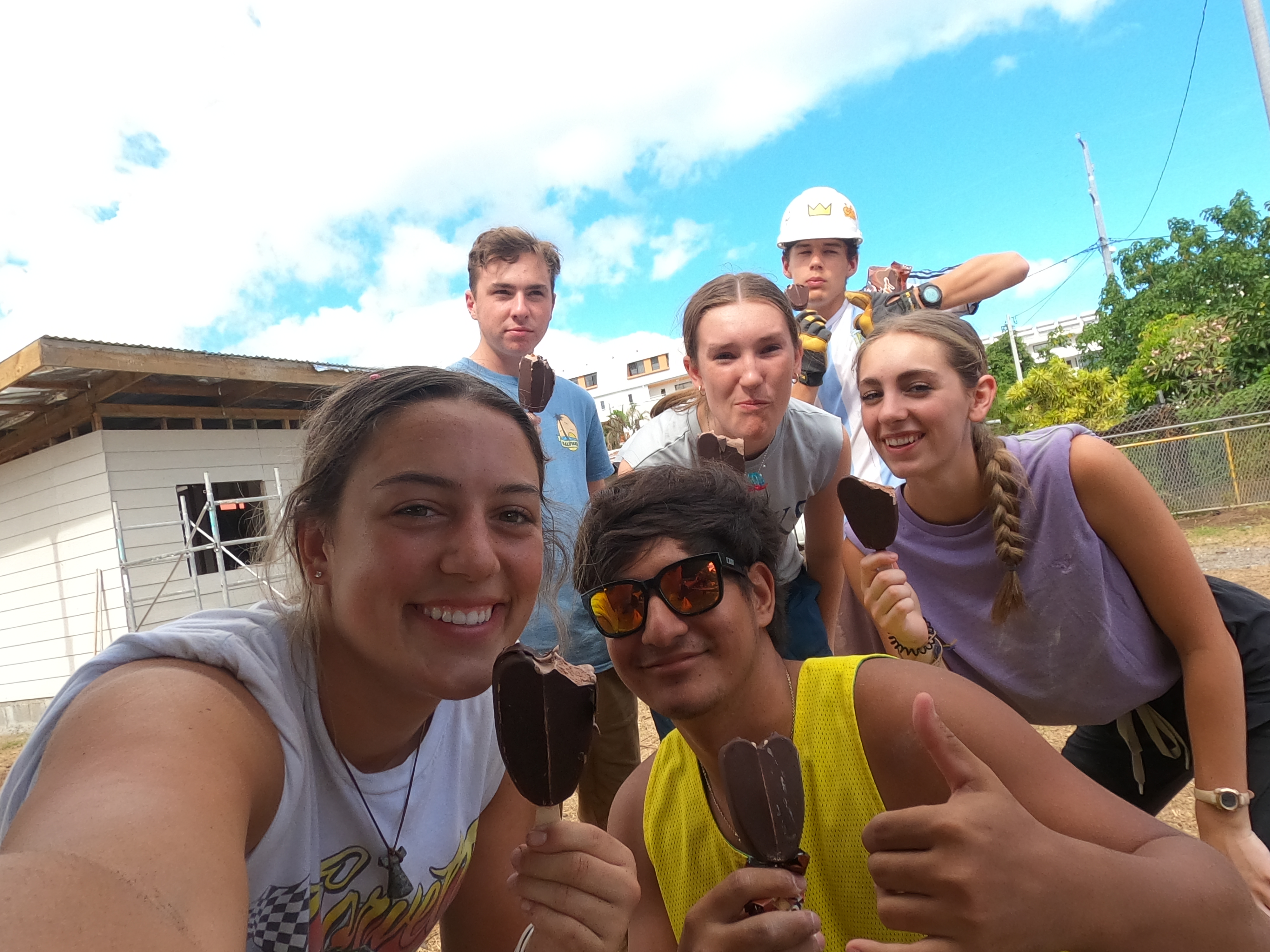 2022 Tahiti Taravao HXP - Day 15 (Epic Morning Devotional, Volunteering at Youth Center, Working at Community Garden on Mountain, Solis, Tiana Sees Her New House, Vaihiria Ward Activity: Coconut Milk, Learning Drums & Tahitian Dances, Making Flower Crowns