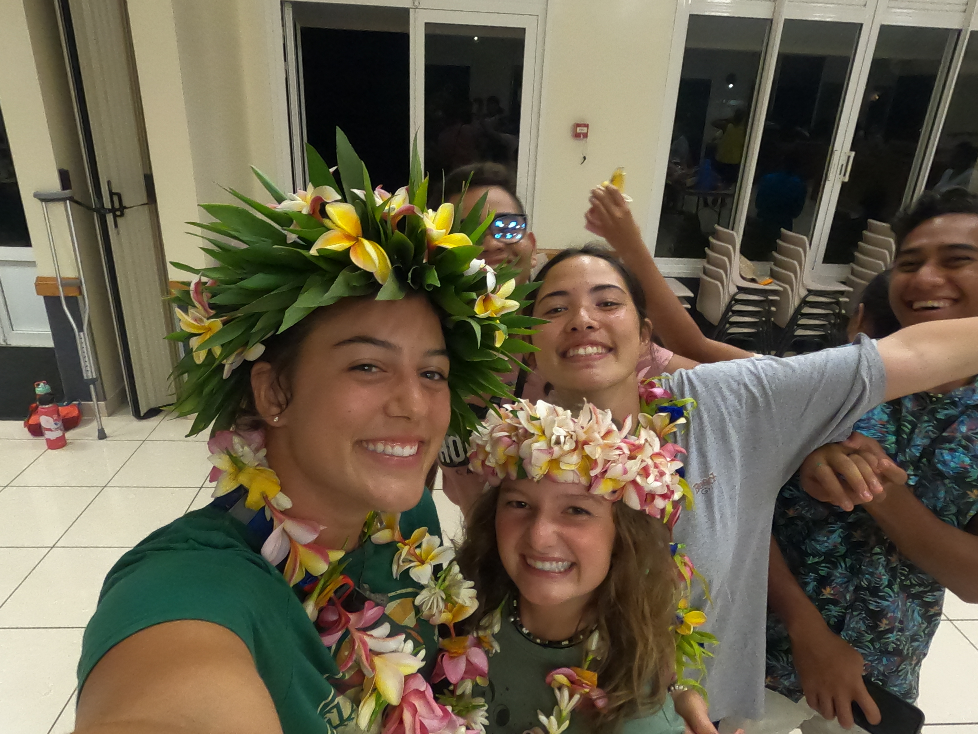 2022 Tahiti Taravao HXP - Day 15 (Epic Morning Devotional, Volunteering at Youth Center, Working at Community Garden on Mountain, Solis, Tiana Sees Her New House, Vaihiria Ward Activity: Coconut Milk, Learning Drums & Tahitian Dances, Making Flower Crowns