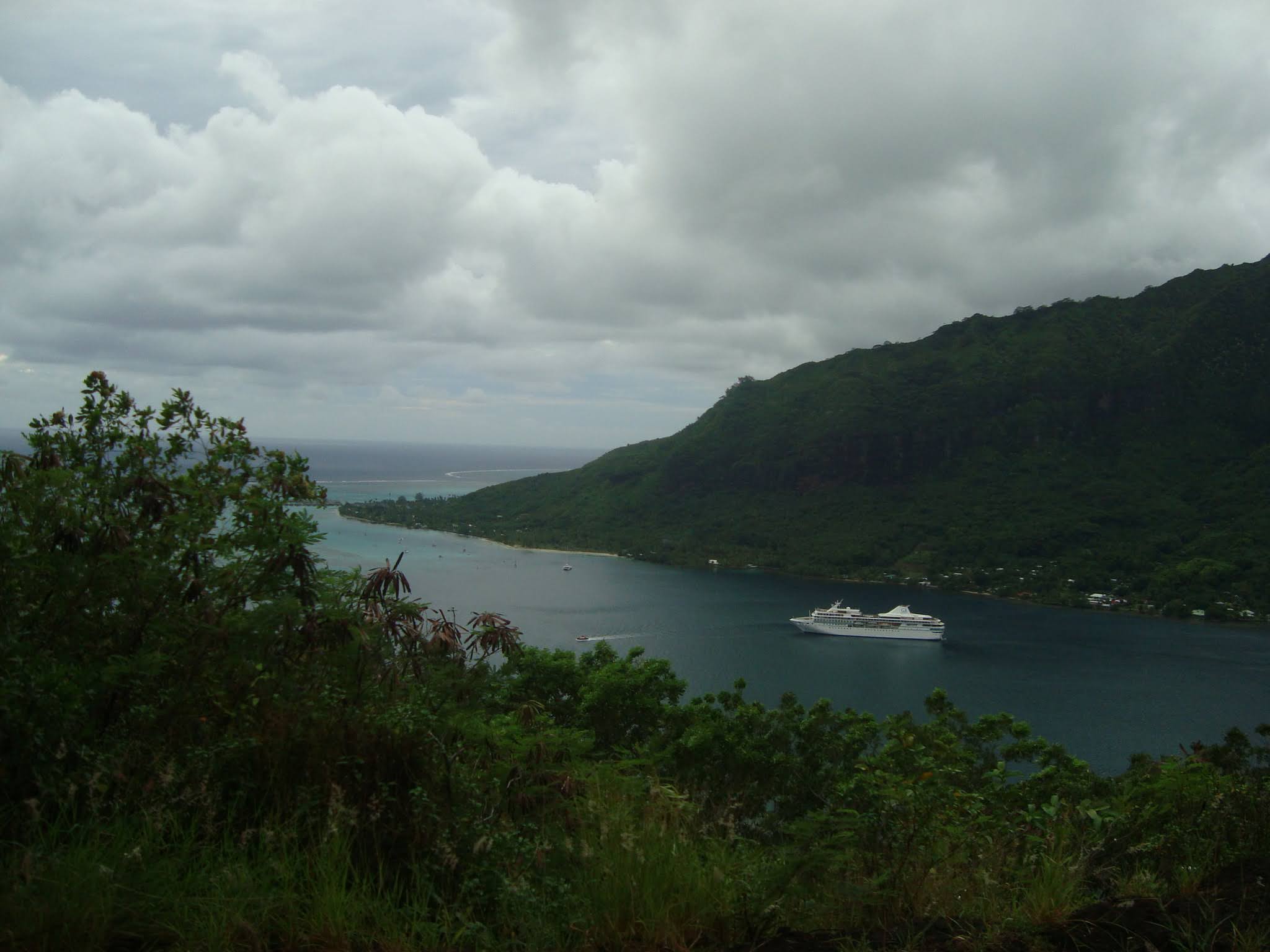 2022 Tahiti Taravao HXP - Day 3 (Devotional, Moorea Jeep Safari, Magic Mountain Overlook, Jam Tasting, Belvedere Lookout, Marae-o-Mahine, Touching Sacred Eels, Fresh Pineapple & Coconut, Making Headbands, Beach Games, Tahitian Dance & Fire Show)