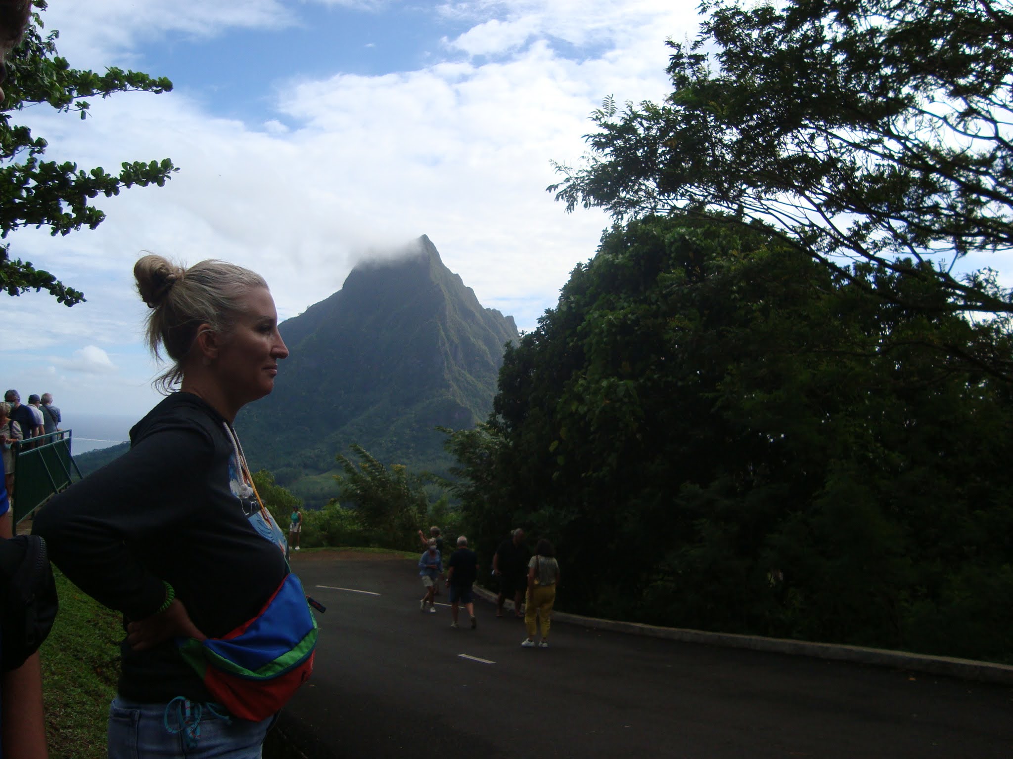 2022 Tahiti Taravao HXP - Day 3 (Devotional, Moorea Jeep Safari, Magic Mountain Overlook, Jam Tasting, Belvedere Lookout, Marae-o-Mahine, Touching Sacred Eels, Fresh Pineapple & Coconut, Making Headbands, Beach Games, Tahitian Dance & Fire Show)