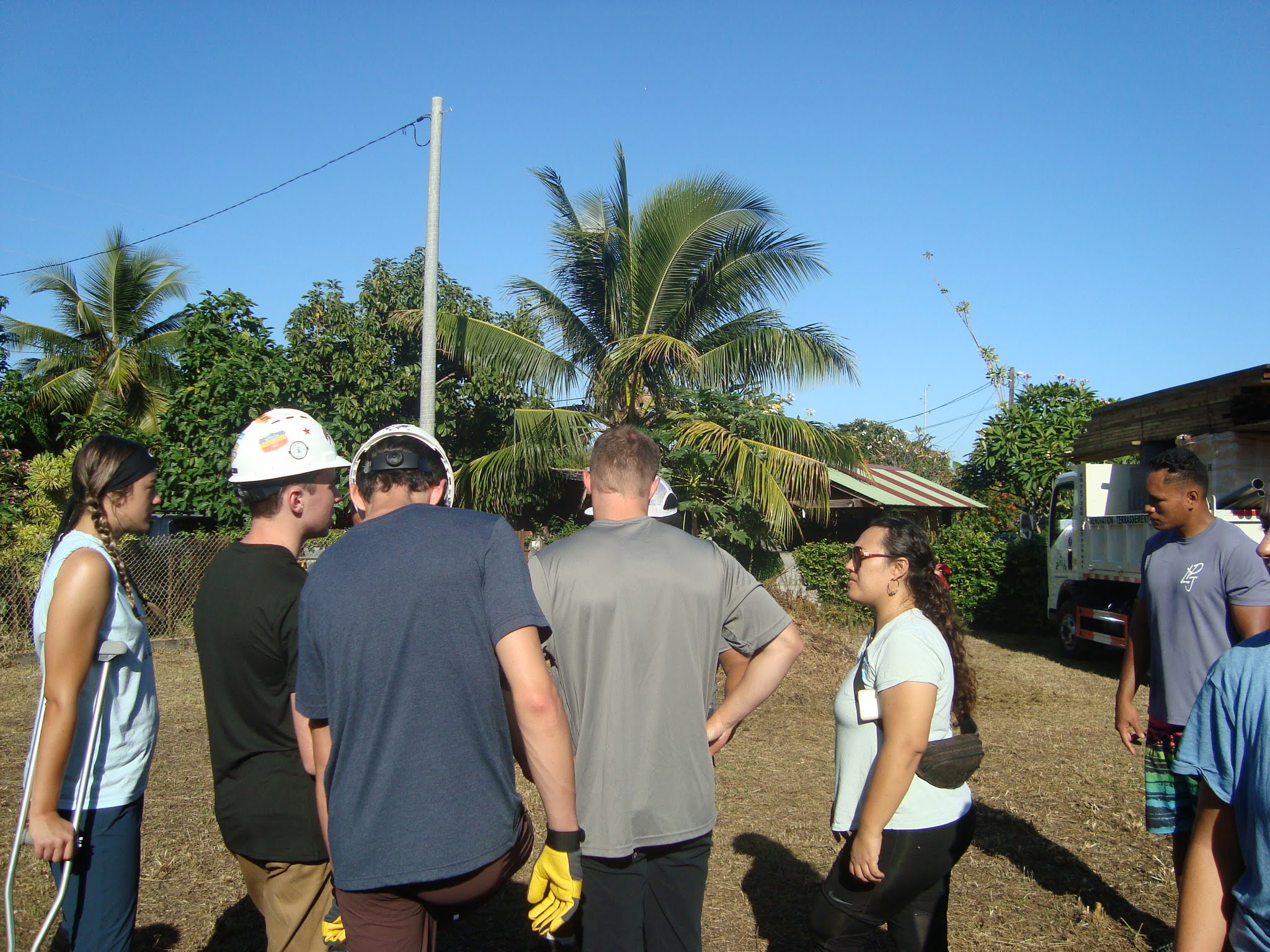 2022 Tahiti Taravao HXP - Day 6 (1st Day at the Work Site, Clearing the Land to Build a House for Tiana, Digging the Foundation & Footings, Purple Worms & Centipedes,Swimming in the Reef, Activity and Dinner with the Vaihiria Ward, Double Dragon)