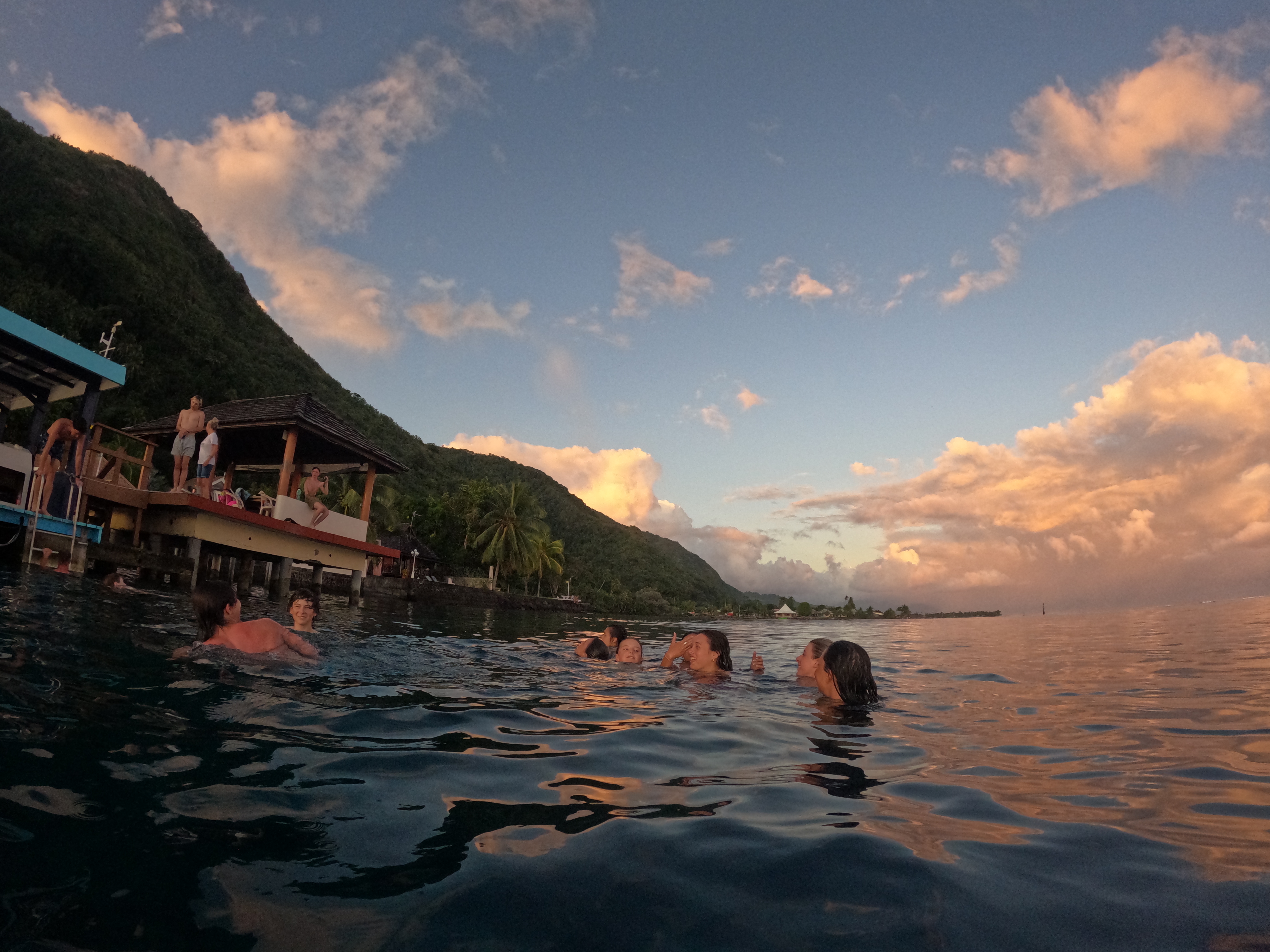 2022 Tahiti Taravao HXP - Day 6 (1st Day at the Work Site, Clearing the Land to Build a House for Tiana, Digging the Foundation & Footings, Purple Worms & Centipedes,Swimming in the Reef, Activity and Dinner with the Vaihiria Ward, Double Dragon)