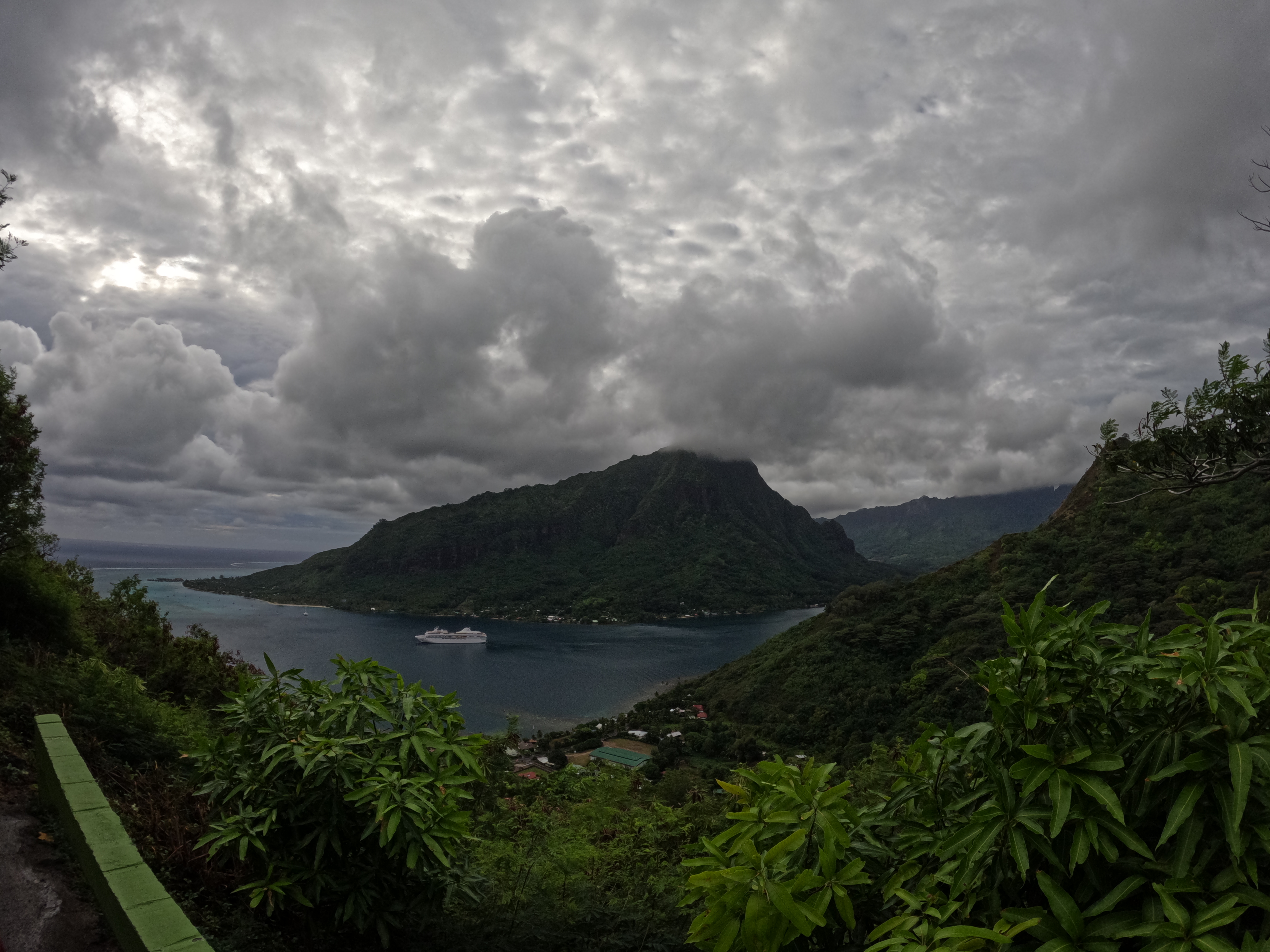 2022 Tahiti Taravao HXP - Day 3 (Devotional, Moorea Jeep Safari, Magic Mountain Overlook, Jam Tasting, Belvedere Lookout, Marae-o-Mahine, Touching Sacred Eels, Fresh Pineapple & Coconut, Making Headbands, Beach Games, Tahitian Dance & Fire Show)