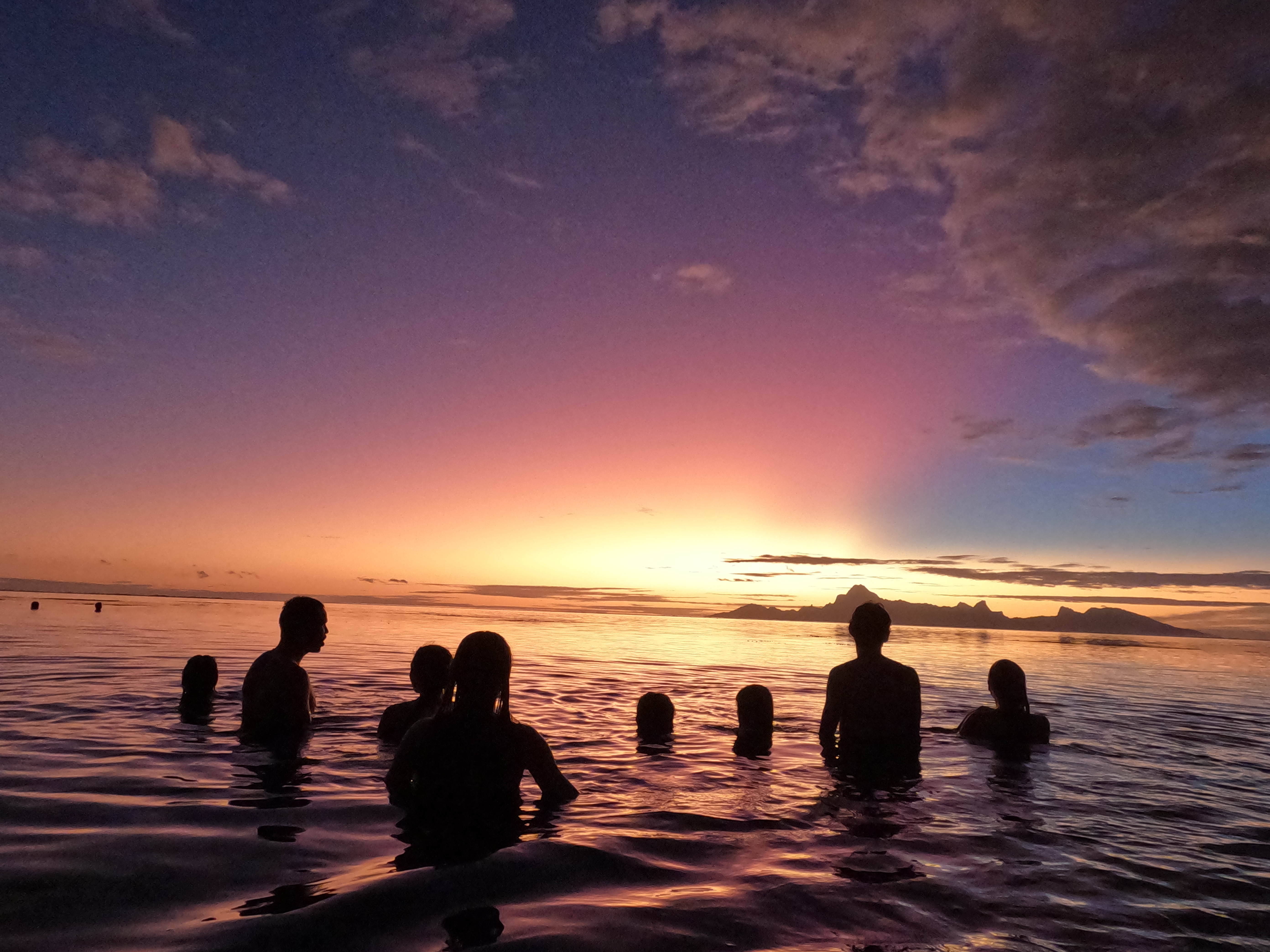 2022 Tahiti Taravao HXP - Day 9 (Pouring the Foundation, Playing with Poisonous Centipedes, Spray Painting Each Other, Digging a Bottomless Pit, Plage Vaiava (Vayava Beach), Another Epic Sunset, Learning a Tahitian Dance (Te Tiare Tahiti), Stingray)