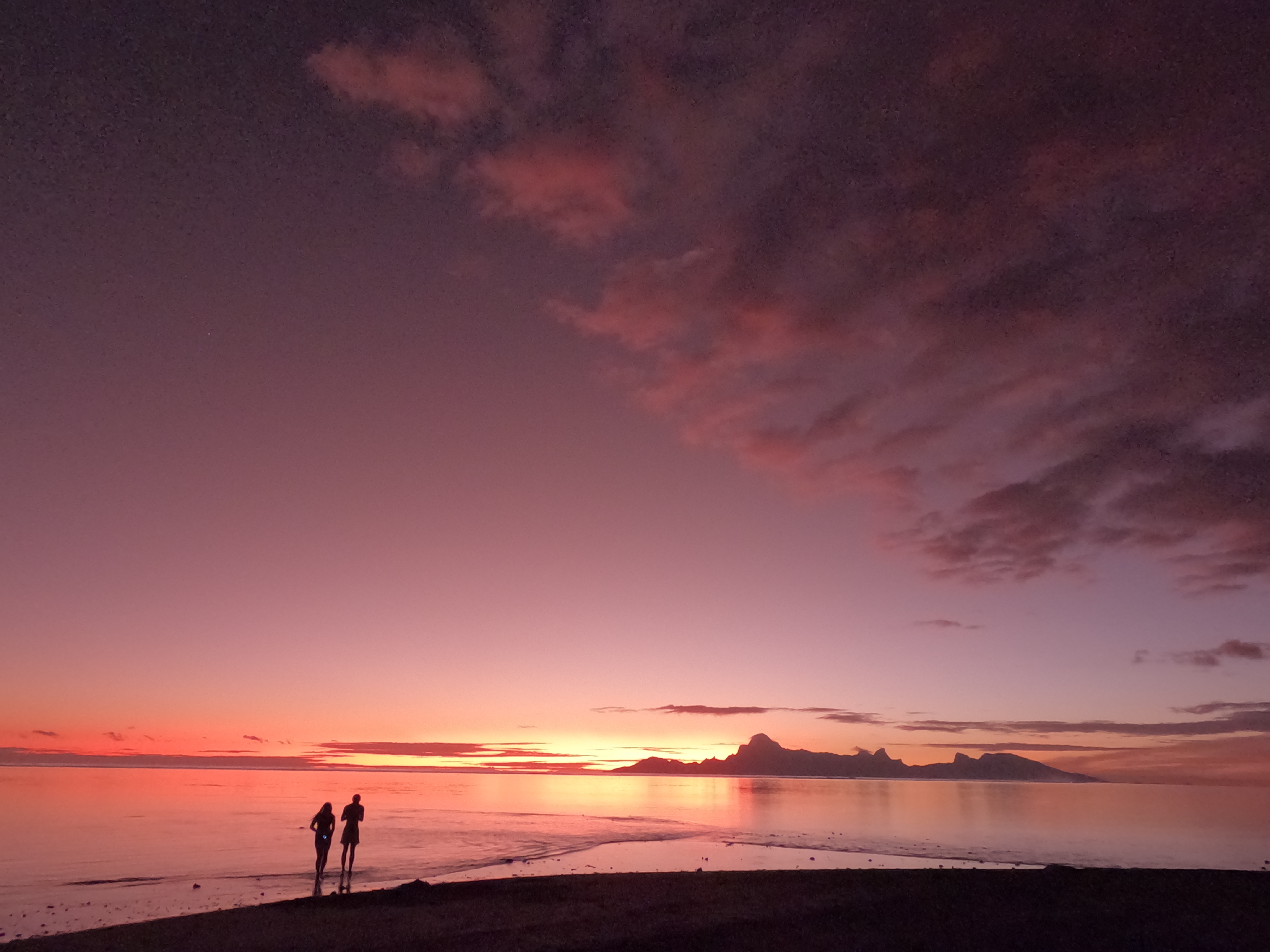 2022 Tahiti Taravao HXP - Day 9 (Pouring the Foundation, Playing with Poisonous Centipedes, Spray Painting Each Other, Digging a Bottomless Pit, Plage Vaiava (Vayava Beach), Another Epic Sunset, Learning a Tahitian Dance (Te Tiare Tahiti), Stingray)