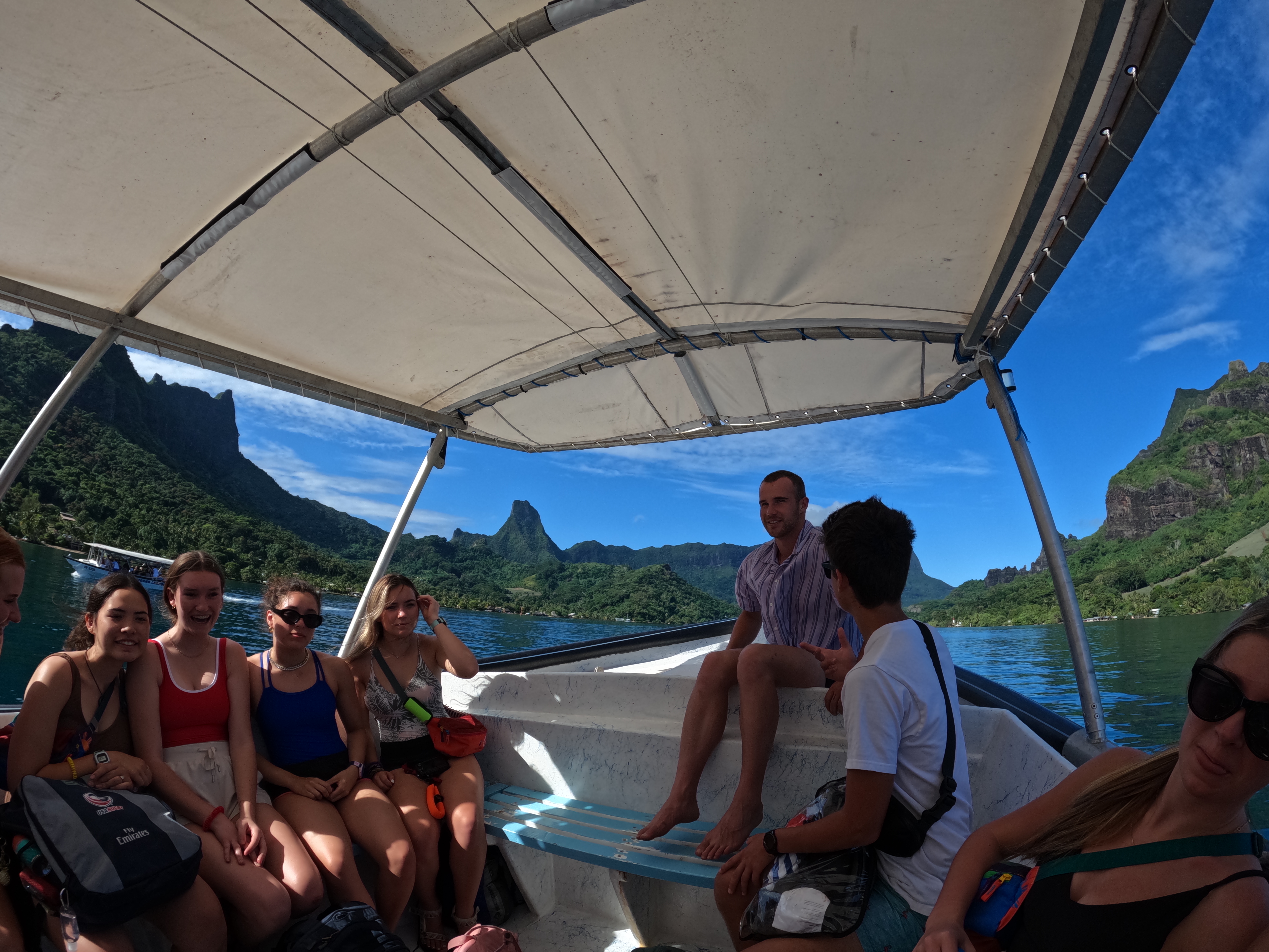 2022 Tahiti Taravao HXP - Day 4 (Kass's Birthday, Swimming with Sharks & Stingrays, Motu Fareone Island, Making Motu Fareone (E'ia Ota), Catching Crabs for 'Alca-Crab', Dance Party on Ferry to Tahiti, Catching Geckos)