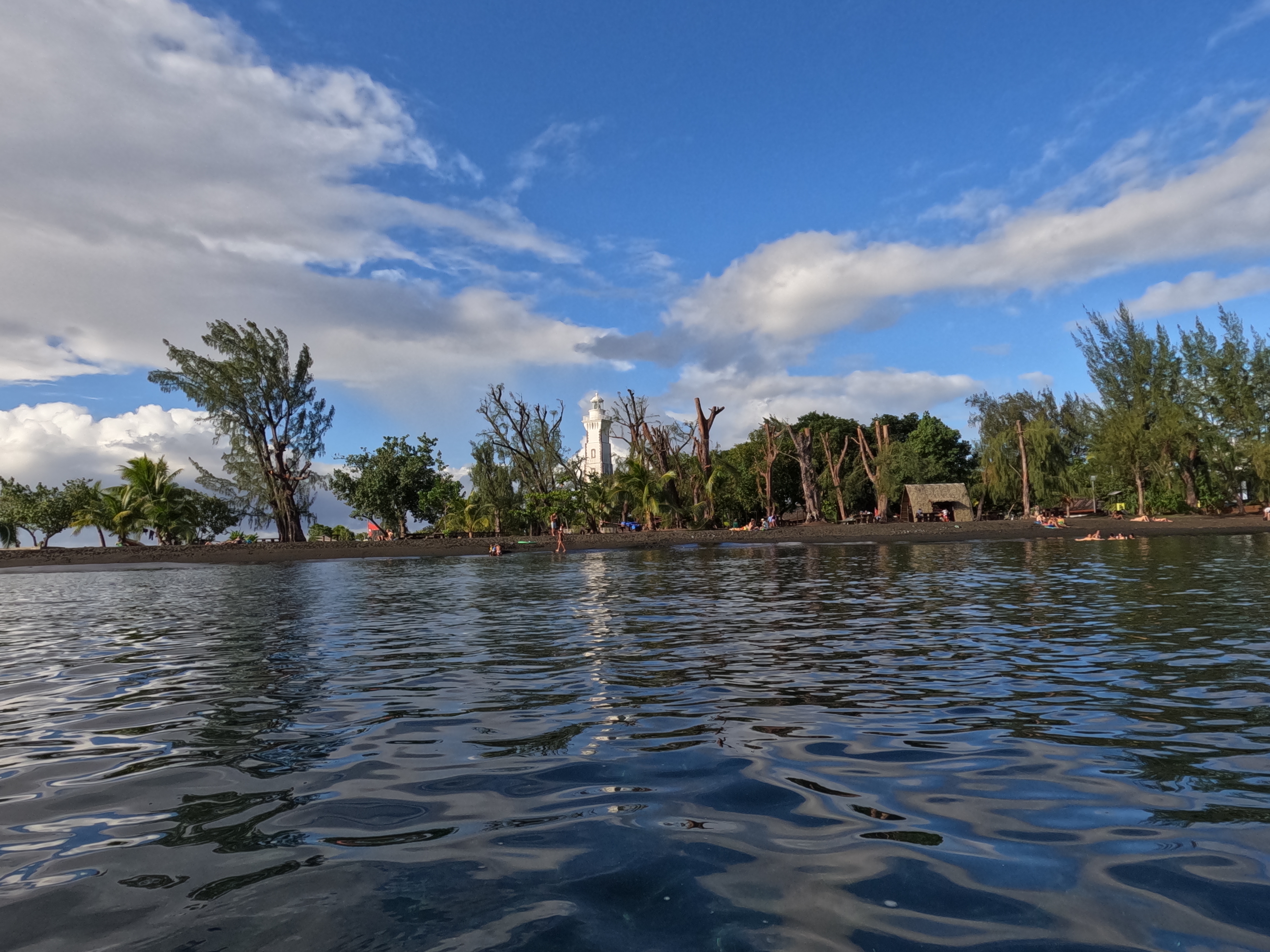 2022 Tahiti Taravao HXP - Day 16 (Baptisms at the Papeete Tahiti Temple, Bryan's Temple Story, Shopping @ the Papeete Market, Raisin Fanta, Pointe V�nus (Point Venus) Black Sand Beach & Lighthouse, Rainbows, Sandcastles, Downpour, Epic Sunset, All-Nighter