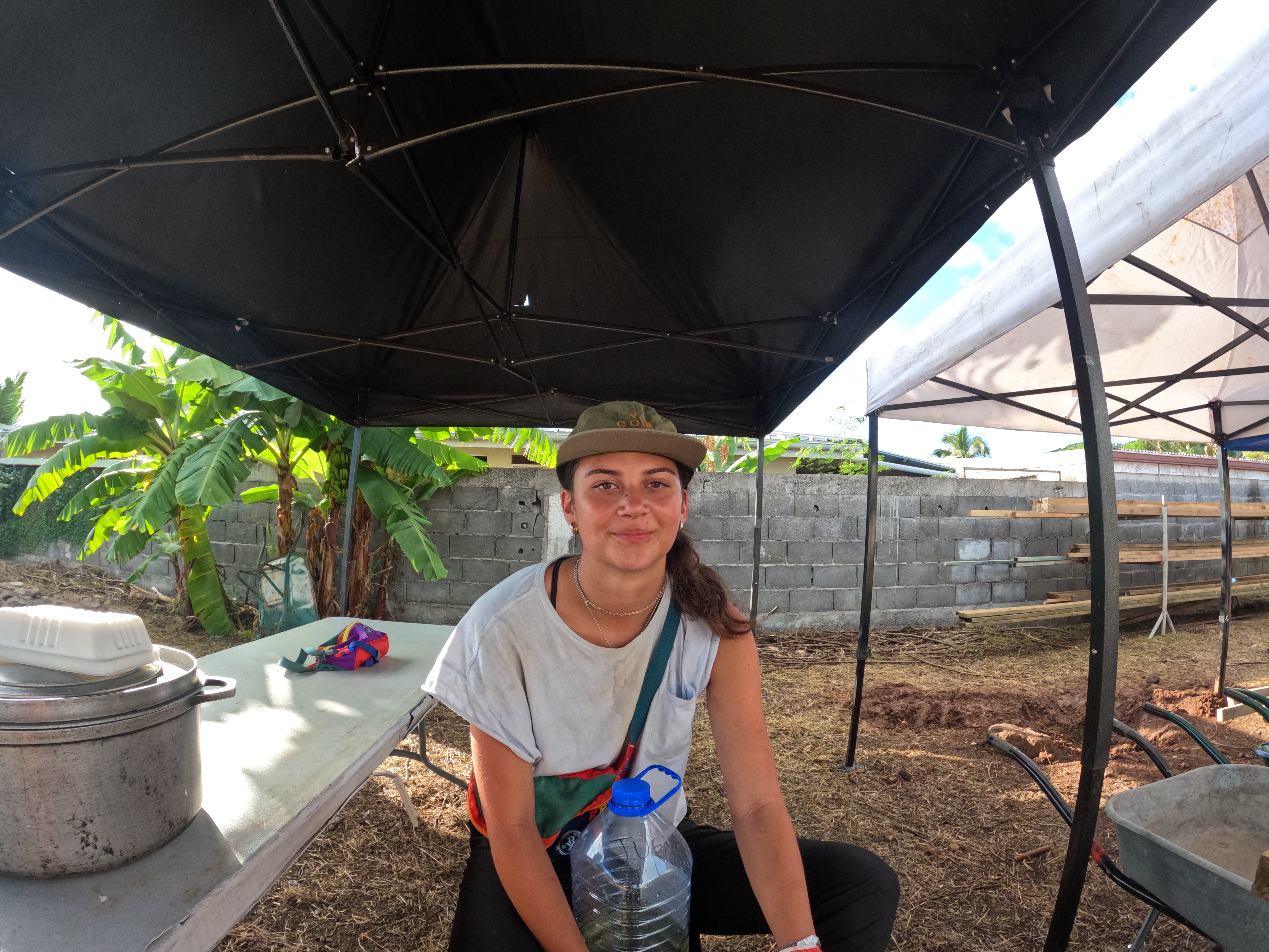 2022 Tahiti Taravao HXP - Day 6 (1st Day at the Work Site, Clearing the Land to Build a House for Tiana, Digging the Foundation & Footings, Purple Worms & Centipedes,Swimming in the Reef, Activity and Dinner with the Vaihiria Ward, Double Dragon)