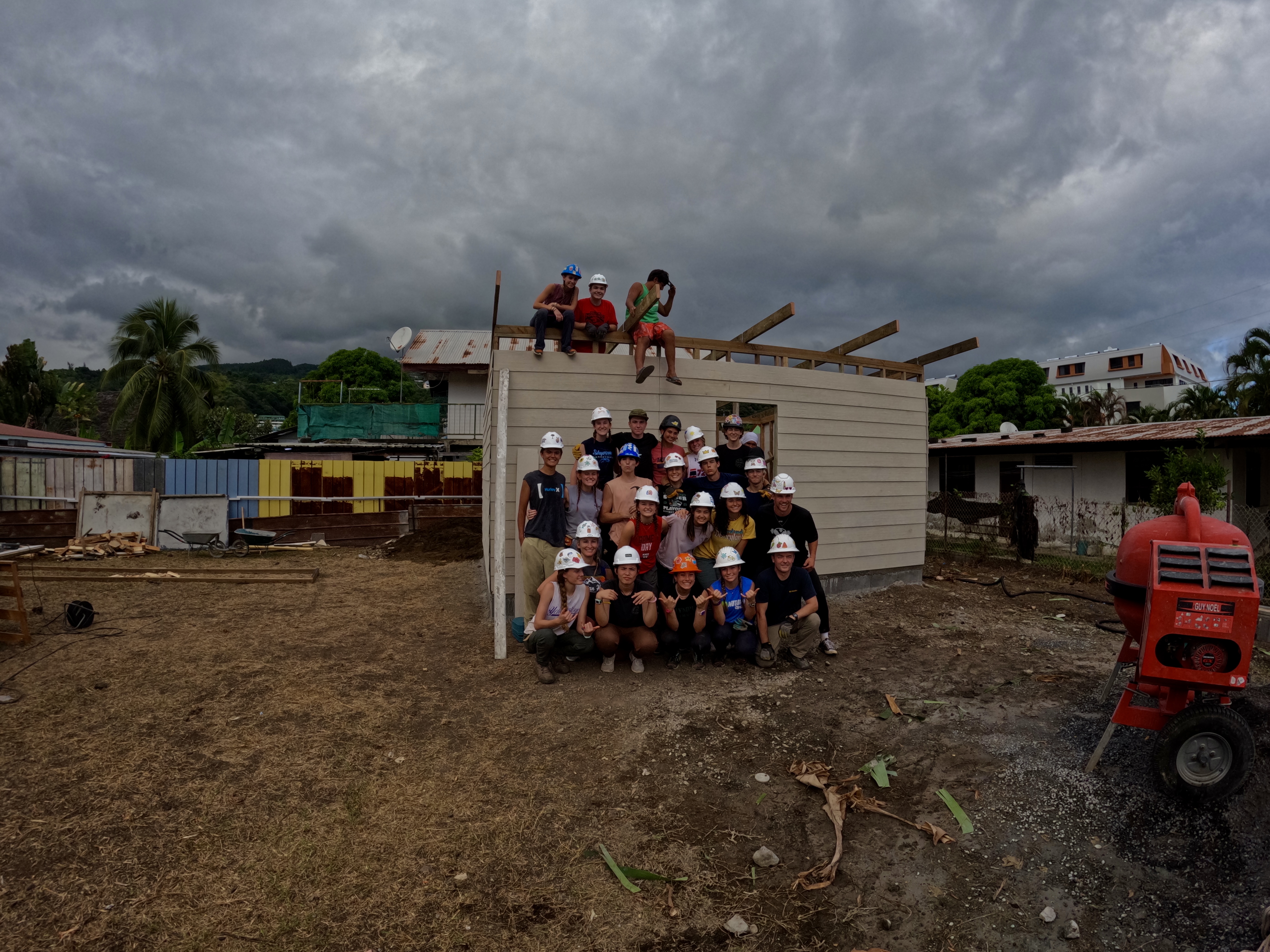 2022 Tahiti Taravao HXP - Day 10 (Banana Nutella Baguette Breakfast, Raising the Walls, Deeper Bottomless Pits for the Septic Tanks, Driver John, Wilson, Catching Crabs, Haka with ❤ Bishop Taylor ❤ & Papara Ward, Traditional Tahitian Dances)