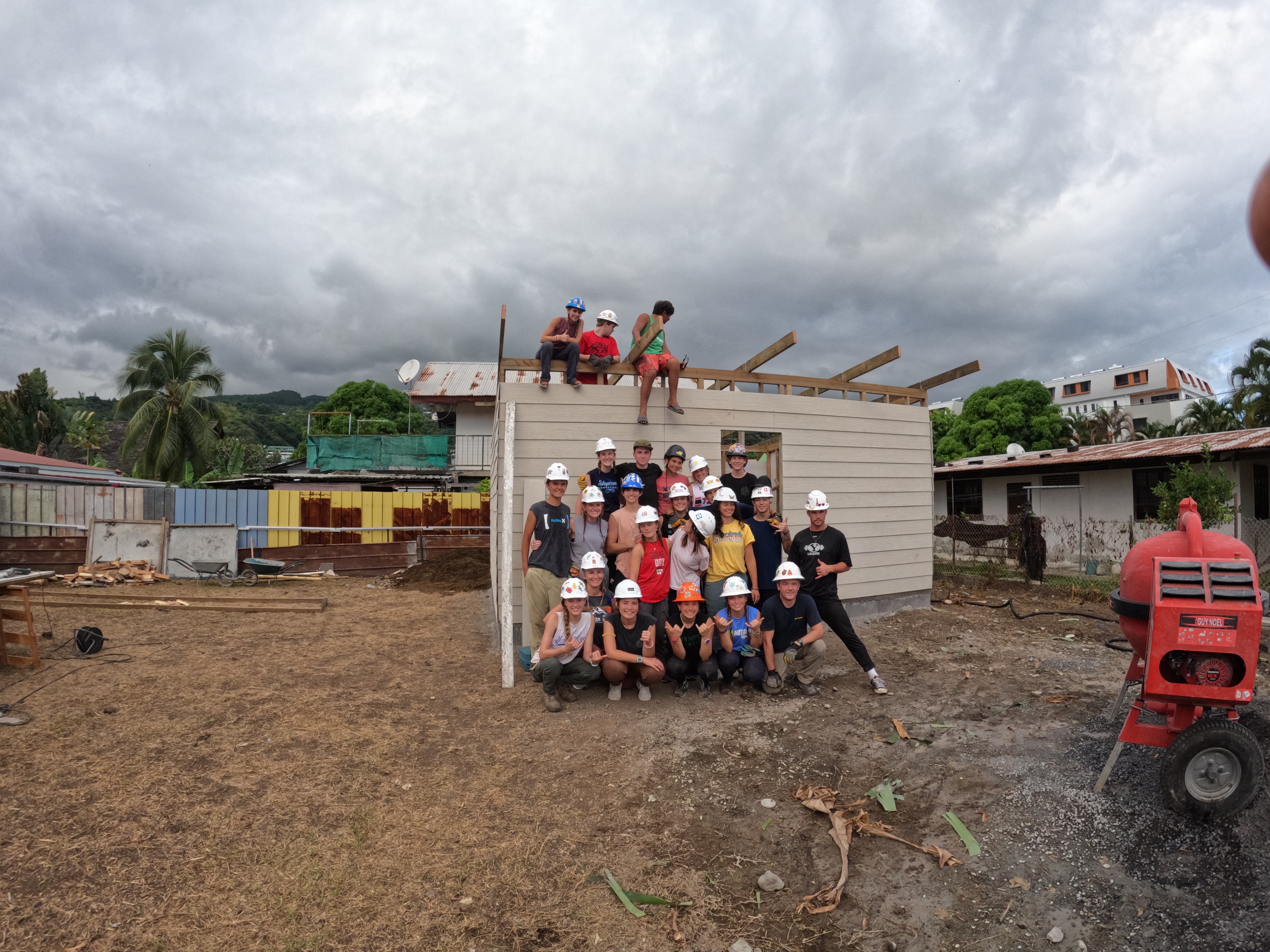 2022 Tahiti Taravao HXP - Day 10 (Banana Nutella Baguette Breakfast, Raising the Walls, Deeper Bottomless Pits for the Septic Tanks, Driver John, Wilson, Catching Crabs, Haka with ❤ Bishop Taylor ❤ & Papara Ward, Traditional Tahitian Dances)