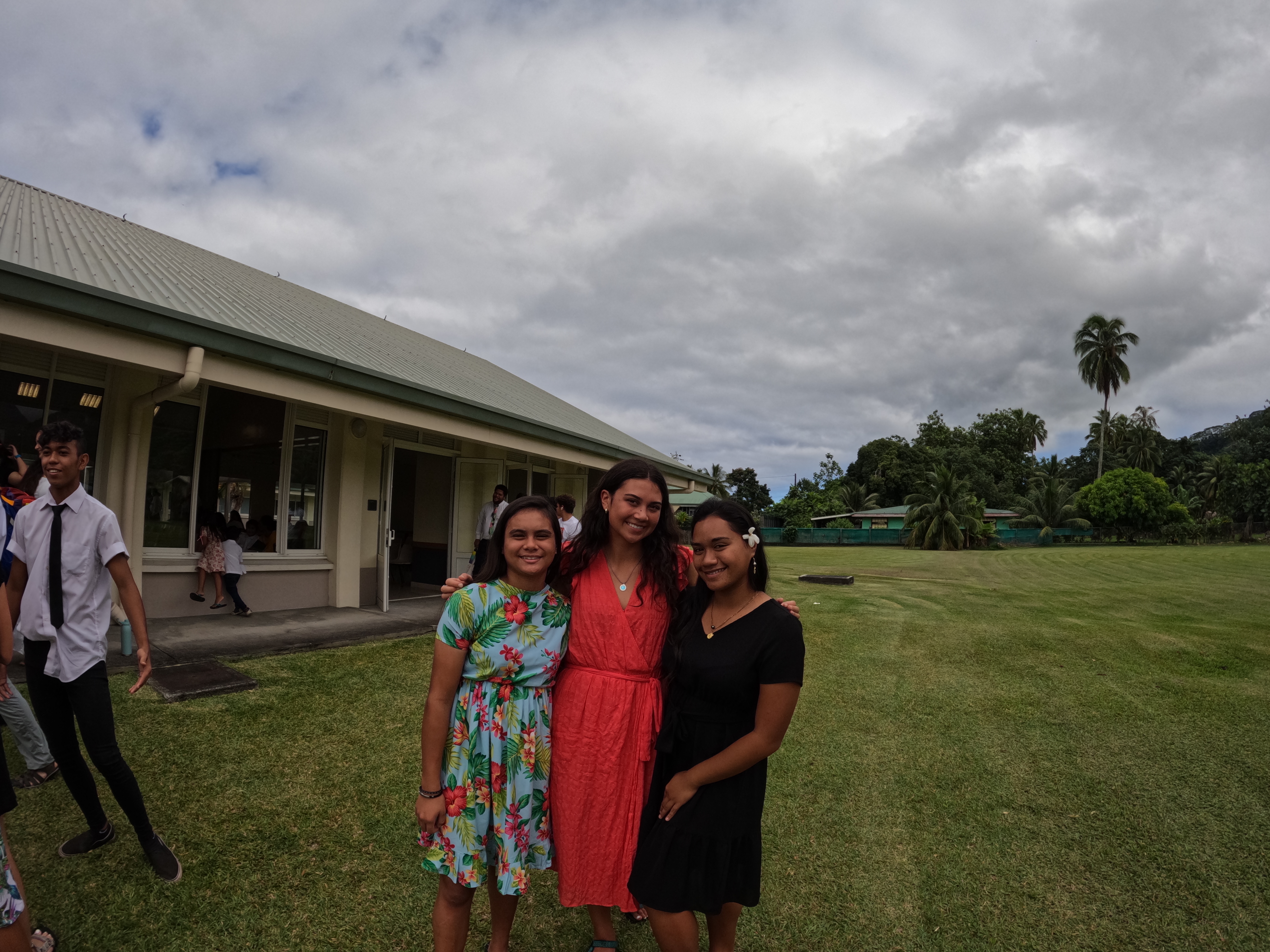 2022 Tahiti Taravao HXP - Day 12 (Church with Vaihiria Ward, Water Gardens Vaipahi Waterfall & Hike, Sacred Eels, Turtles, Haircut, Activity with Vaihiria Ward Youth, Averie's Birthday, Letters Home)