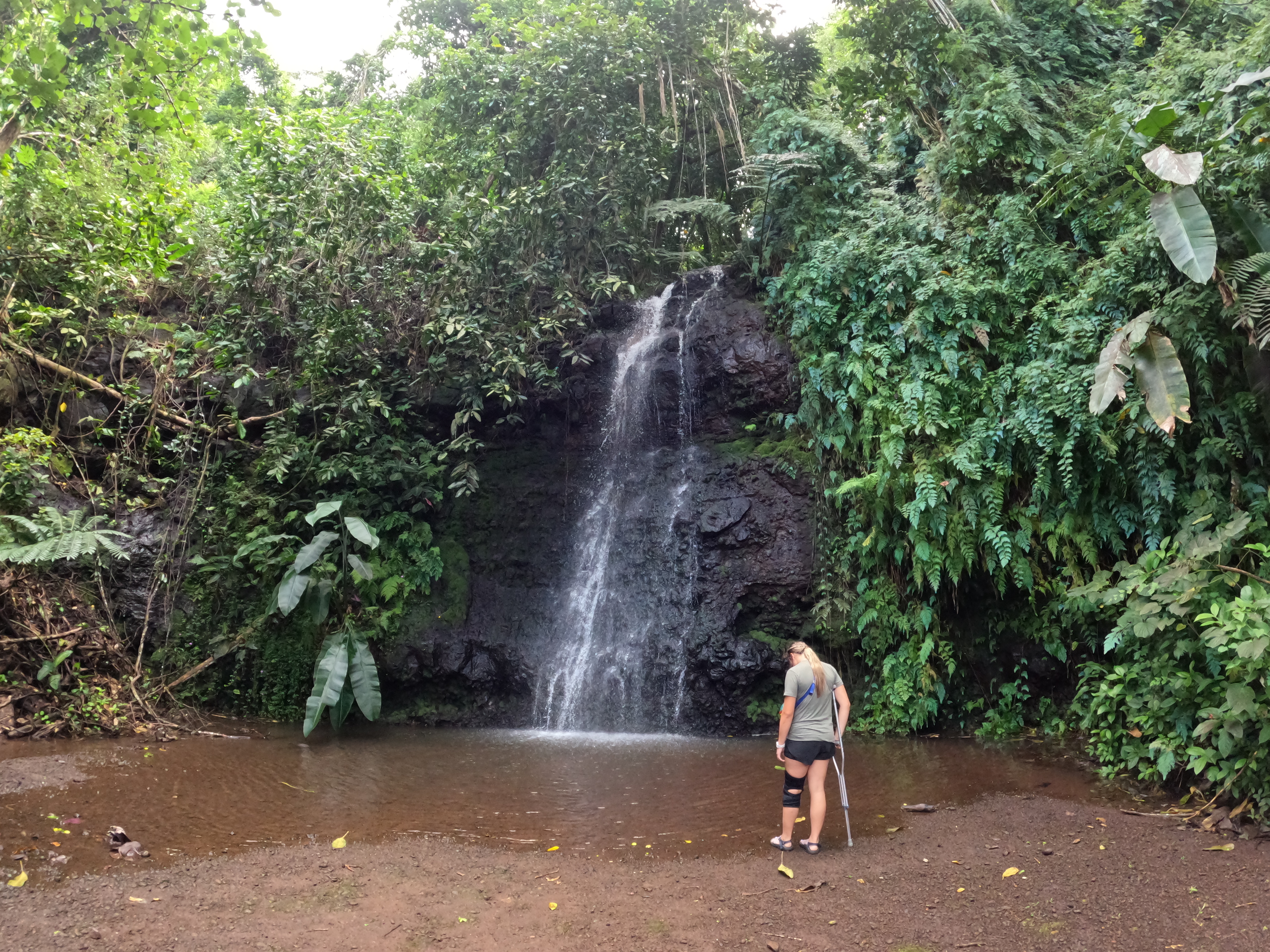 2022 Tahiti Taravao HXP - Day 12 (Church with Vaihiria Ward, Water Gardens Vaipahi Waterfall & Hike, Sacred Eels, Turtles, Haircut, Activity with Vaihiria Ward Youth, Averie's Birthday, Letters Home)