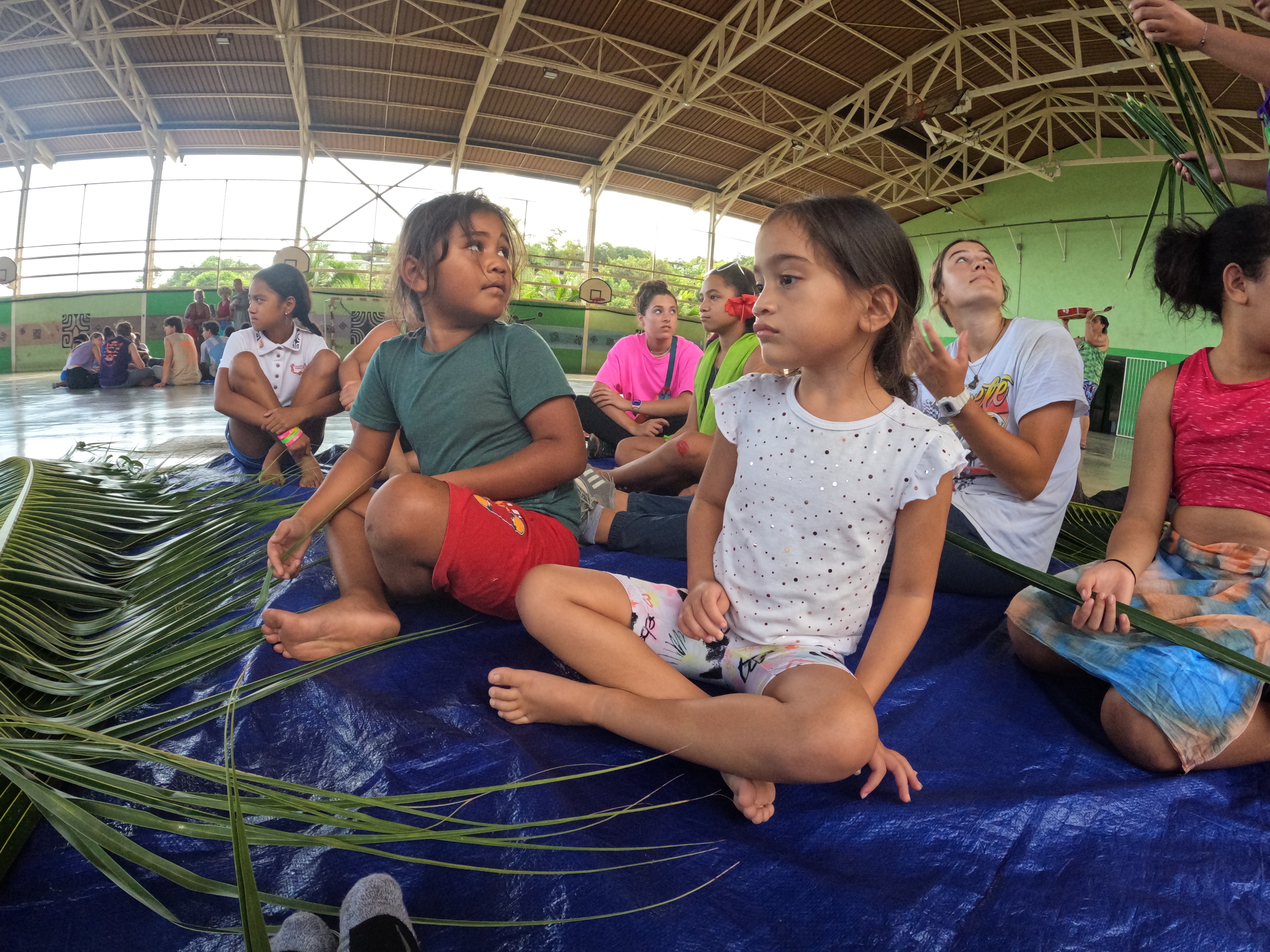 2022 Tahiti Taravao HXP - Day 15 (Epic Morning Devotional, Volunteering at Youth Center, Working at Community Garden on Mountain, Solis, Tiana Sees Her New House, Vaihiria Ward Activity: Coconut Milk, Learning Drums & Tahitian Dances, Making Flower Crowns