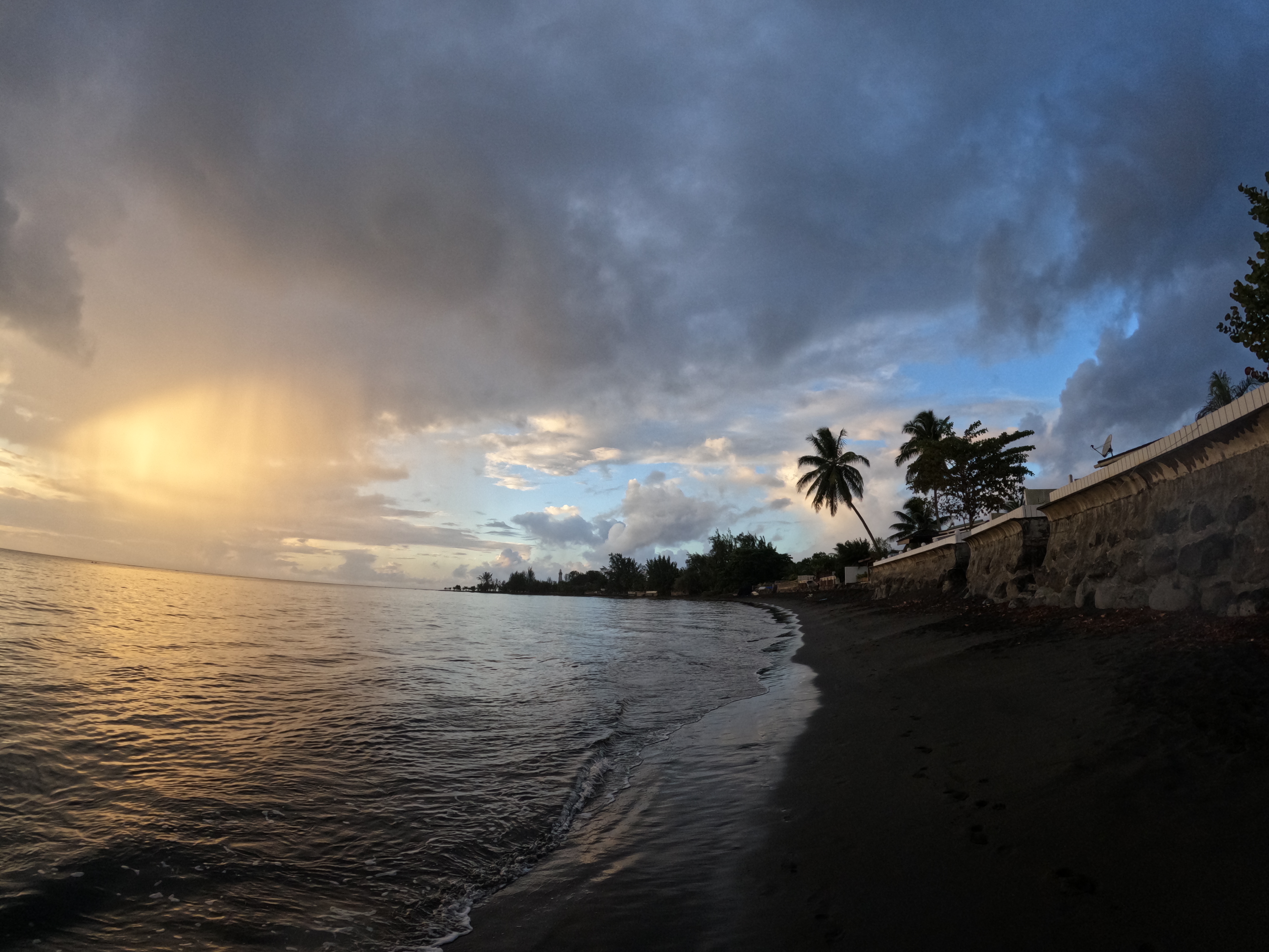 2022 Tahiti Taravao HXP - Day 16 (Baptisms at the Papeete Tahiti Temple, Bryan's Temple Story, Shopping @ the Papeete Market, Raisin Fanta, Pointe V�nus (Point Venus) Black Sand Beach & Lighthouse, Rainbows, Sandcastles, Downpour, Epic Sunset, All-Nighter