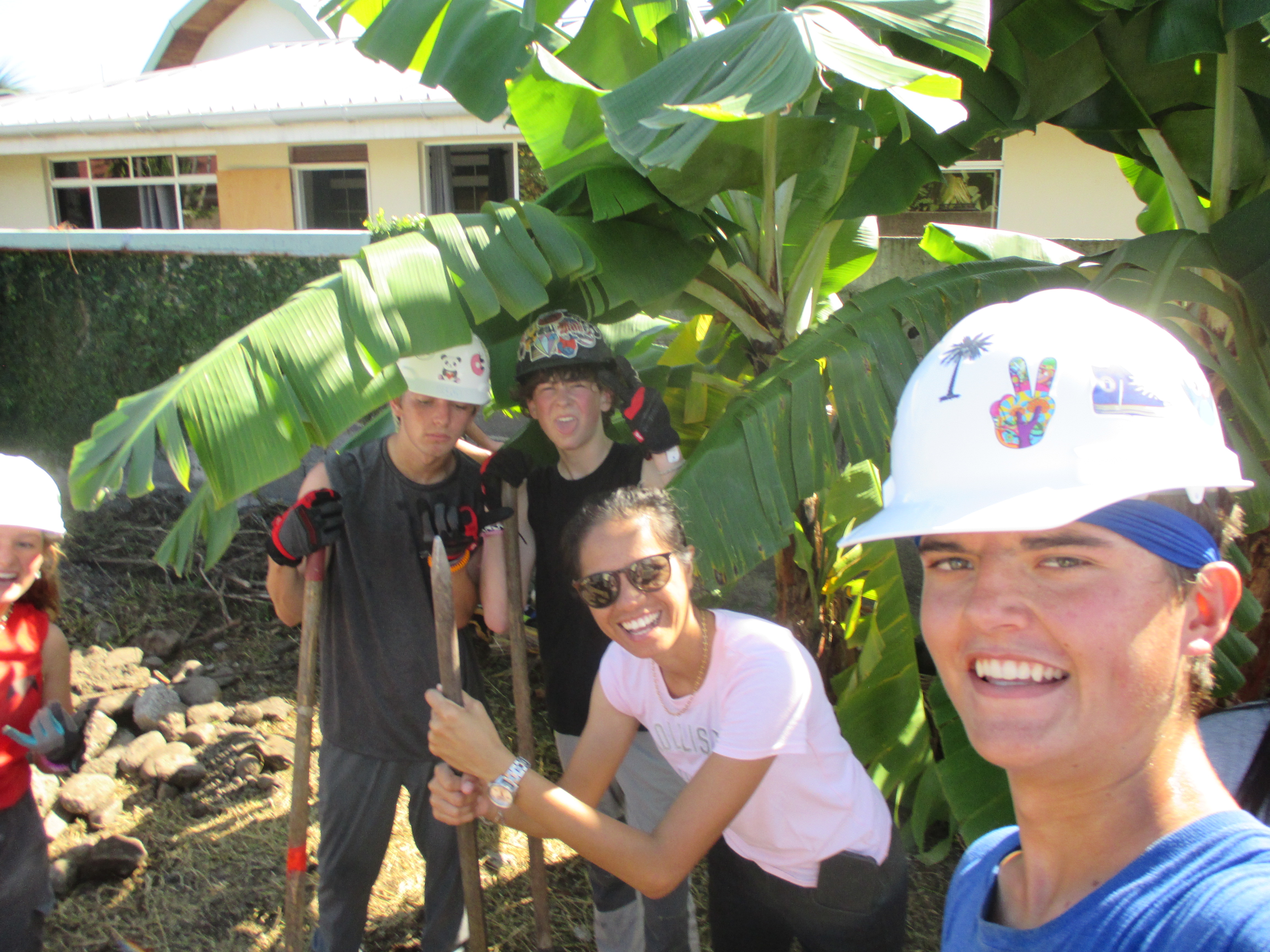 2022 Tahiti Taravao HXP - Day 6 (1st Day at the Work Site, Clearing the Land to Build a House for Tiana, Digging the Foundation & Footings, Purple Worms & Centipedes,Swimming in the Reef, Activity and Dinner with the Vaihiria Ward, Double Dragon)