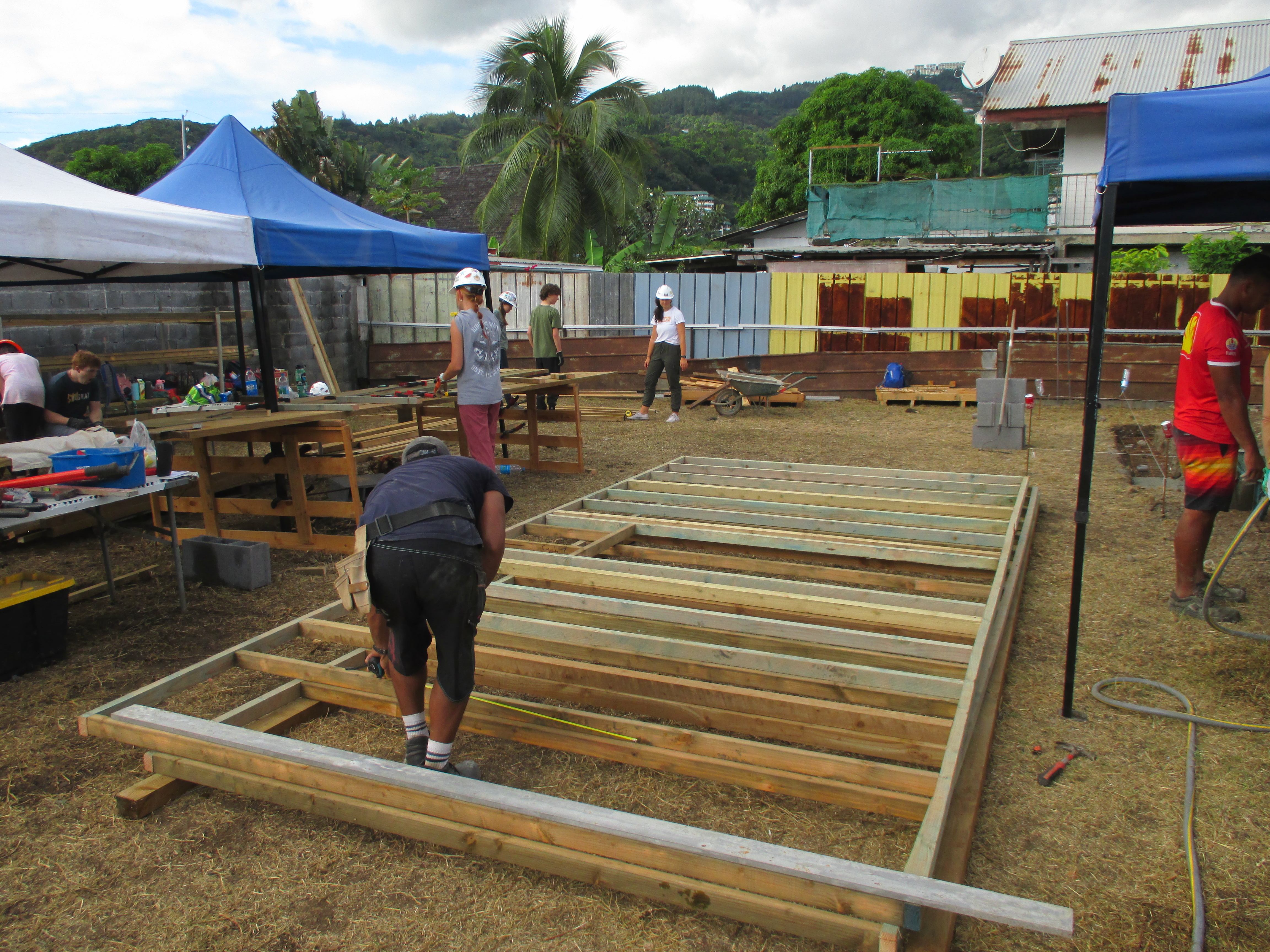 2022 Tahiti Taravao HXP - Day 7 (Tahitian Treats: Tim Tam, Happy Hippos, Hello Panda, Twix Top, Choco Prince, Building Walls & Mixing Cement By Hand, Chef Billy's Ketchup Egg Sandwiches, Making Flower Heis on the Beach, Swimming in the Reef)