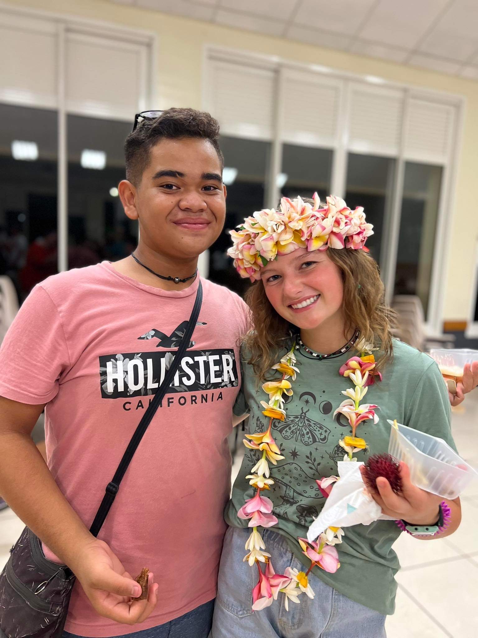 2022 Tahiti Taravao HXP - Day 15 (Epic Morning Devotional, Volunteering at Youth Center, Working at Community Garden on Mountain, Solis, Tiana Sees Her New House, Vaihiria Ward Activity: Coconut Milk, Learning Drums & Tahitian Dances, Making Flower Crowns