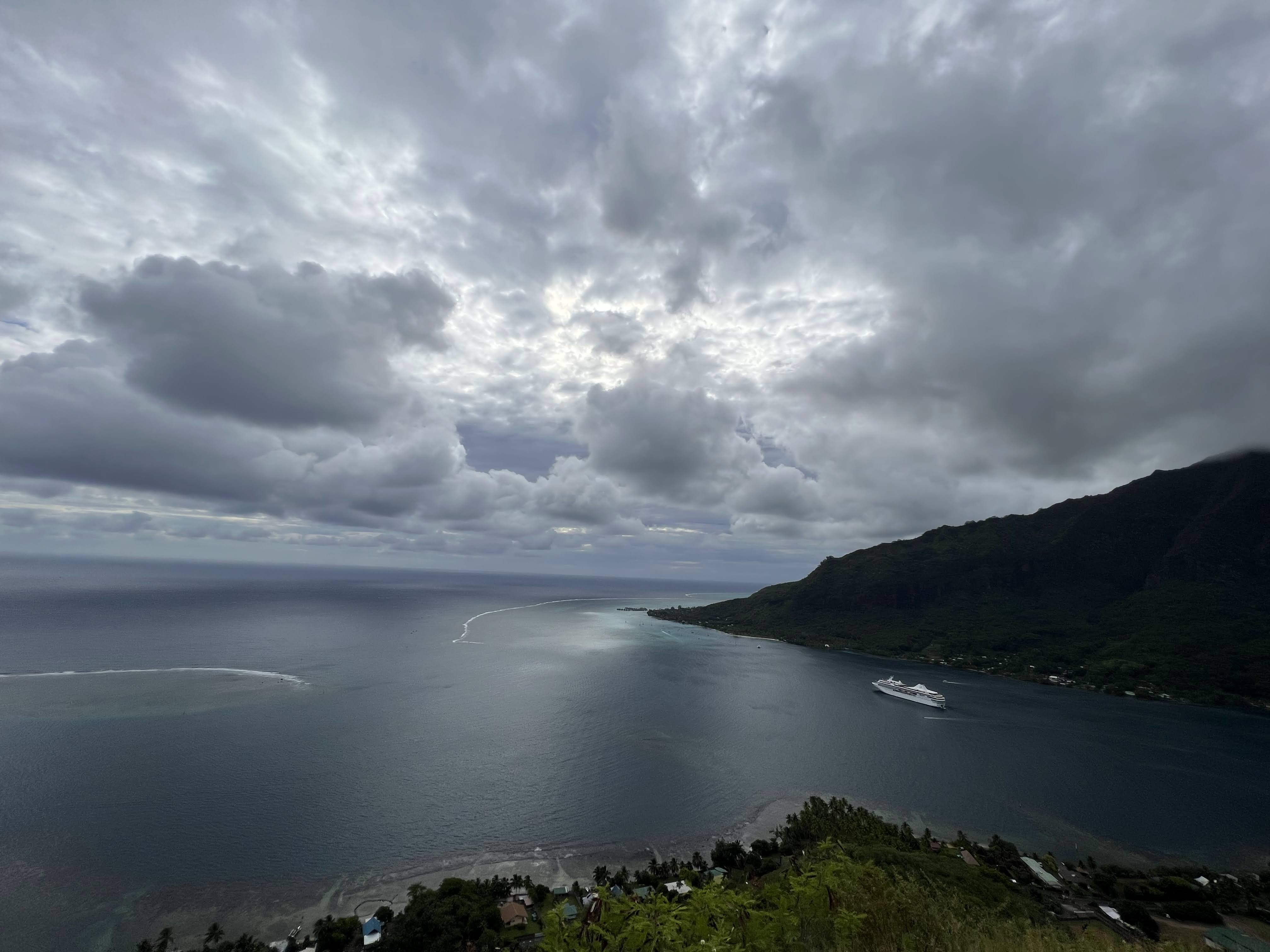 2022 Tahiti Taravao HXP - Day 3 (Devotional, Moorea Jeep Safari, Magic Mountain Overlook, Jam Tasting, Belvedere Lookout, Marae-o-Mahine, Touching Sacred Eels, Fresh Pineapple & Coconut, Making Headbands, Beach Games, Tahitian Dance & Fire Show)