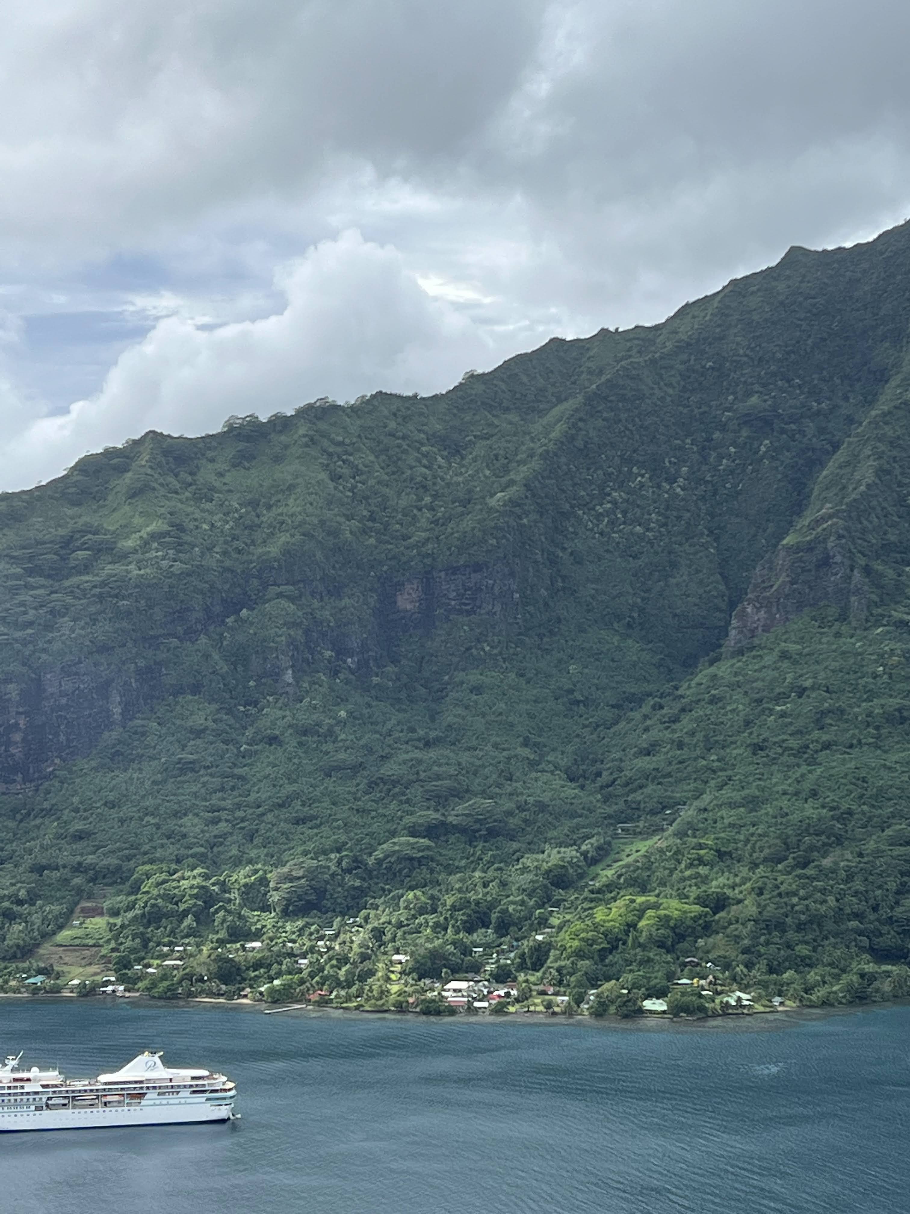 2022 Tahiti Taravao HXP - Day 3 (Devotional, Moorea Jeep Safari, Magic Mountain Overlook, Jam Tasting, Belvedere Lookout, Marae-o-Mahine, Touching Sacred Eels, Fresh Pineapple & Coconut, Making Headbands, Beach Games, Tahitian Dance & Fire Show)