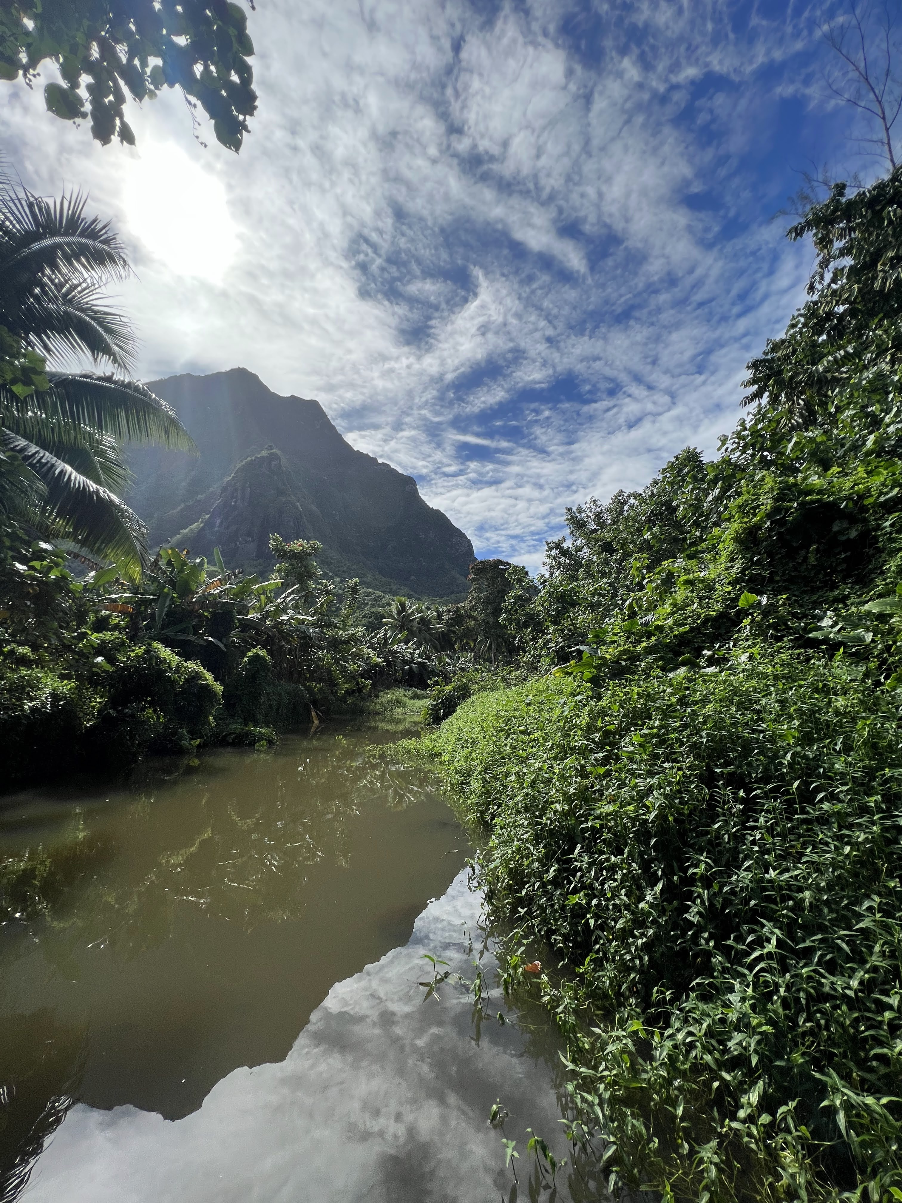 2022 Tahiti Taravao HXP - Day 3 (Devotional, Moorea Jeep Safari, Magic Mountain Overlook, Jam Tasting, Belvedere Lookout, Marae-o-Mahine, Touching Sacred Eels, Fresh Pineapple & Coconut, Making Headbands, Beach Games, Tahitian Dance & Fire Show)