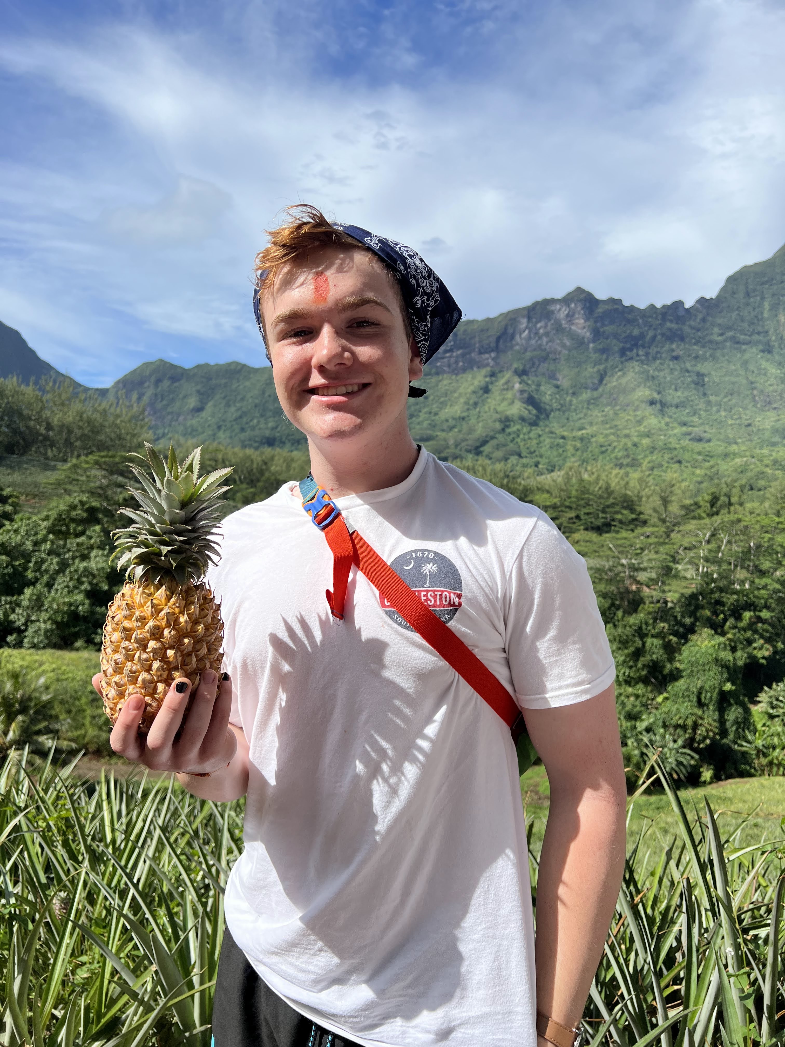 2022 Tahiti Taravao HXP - Day 3 (Devotional, Moorea Jeep Safari, Magic Mountain Overlook, Jam Tasting, Belvedere Lookout, Marae-o-Mahine, Touching Sacred Eels, Fresh Pineapple & Coconut, Making Headbands, Beach Games, Tahitian Dance & Fire Show)