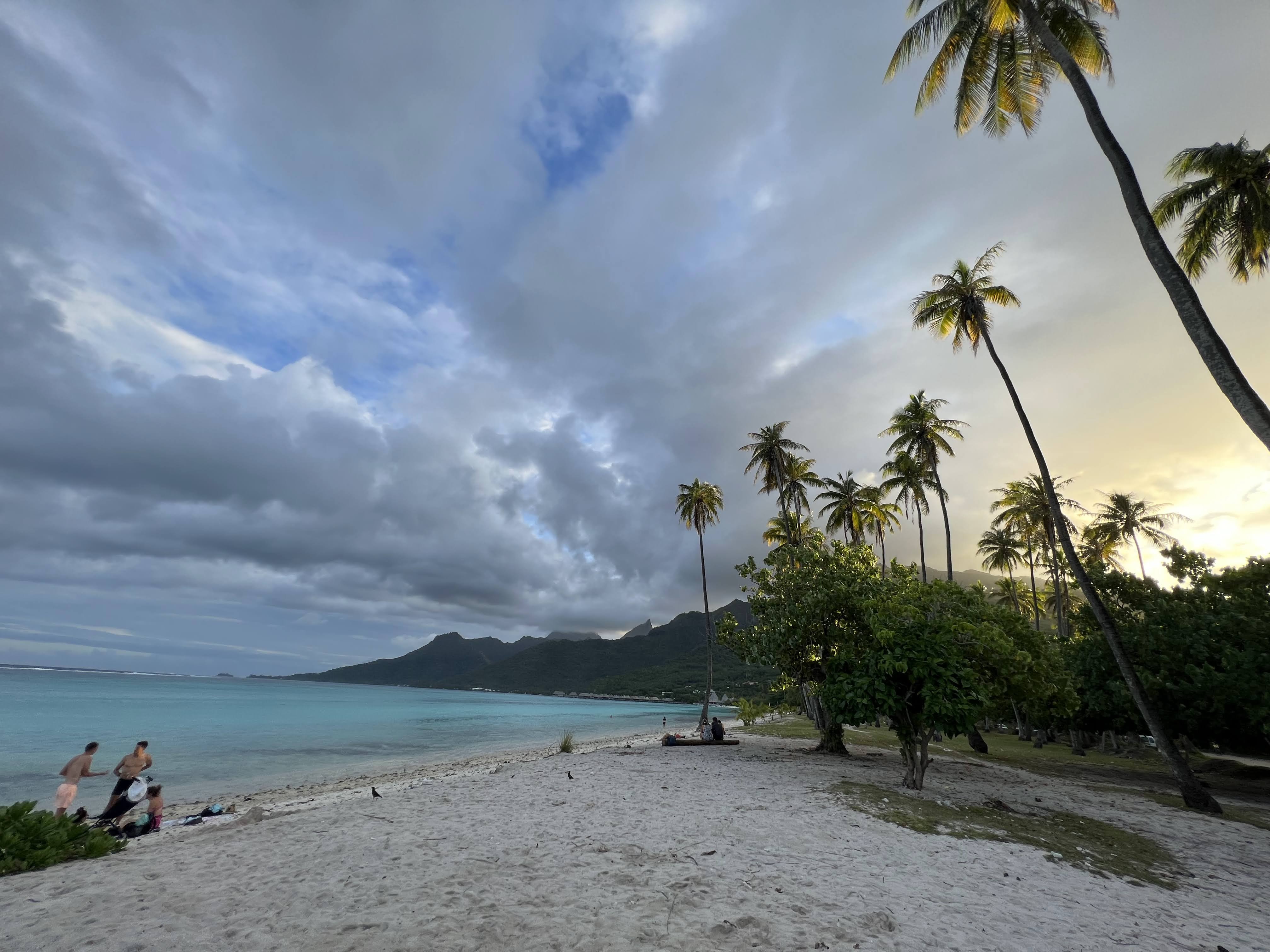 2022 Tahiti Taravao HXP - Day 3 (Devotional, Moorea Jeep Safari, Magic Mountain Overlook, Jam Tasting, Belvedere Lookout, Marae-o-Mahine, Touching Sacred Eels, Fresh Pineapple & Coconut, Making Headbands, Beach Games, Tahitian Dance & Fire Show)