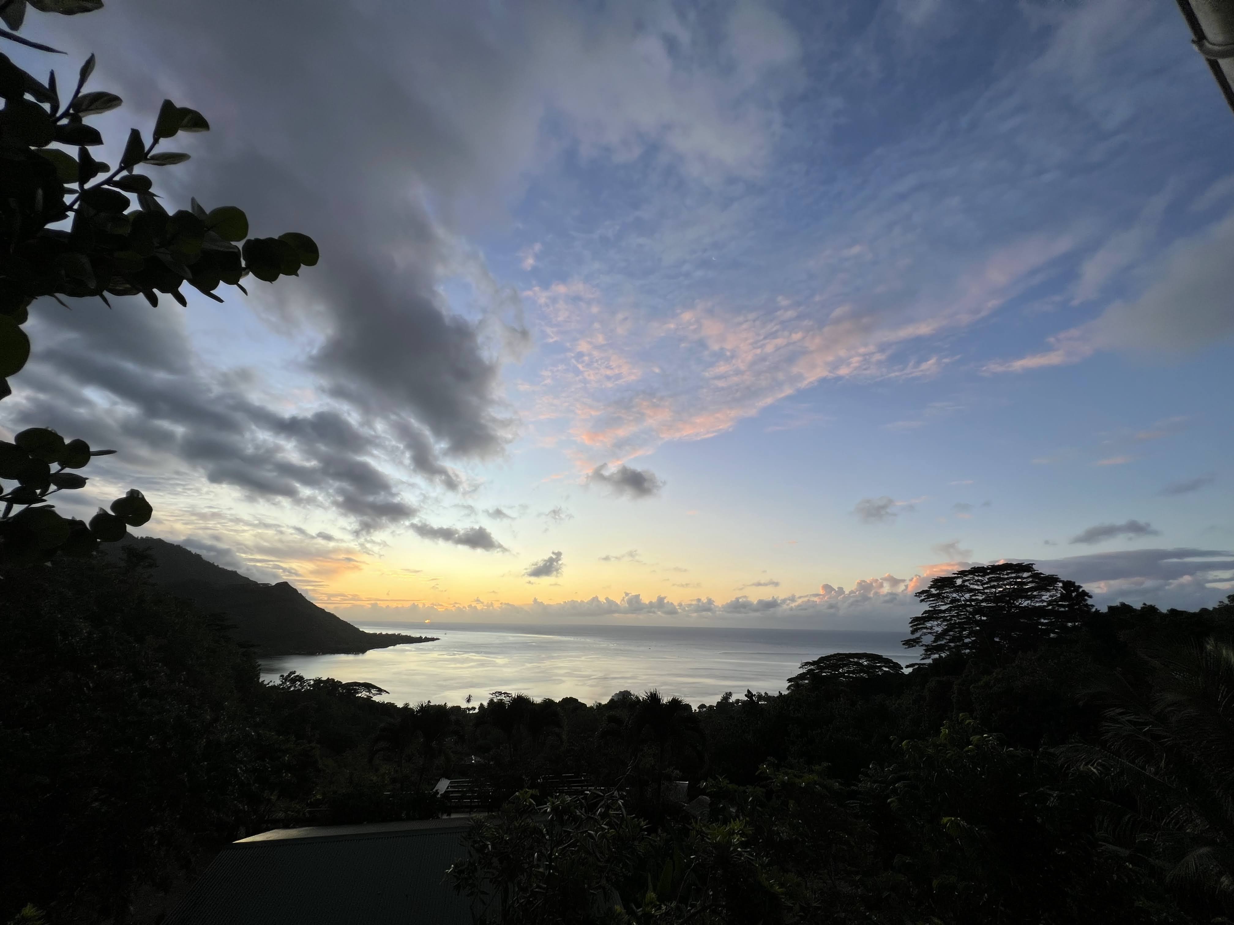 2022 Tahiti Taravao HXP - Day 3 (Devotional, Moorea Jeep Safari, Magic Mountain Overlook, Jam Tasting, Belvedere Lookout, Marae-o-Mahine, Touching Sacred Eels, Fresh Pineapple & Coconut, Making Headbands, Beach Games, Tahitian Dance & Fire Show)