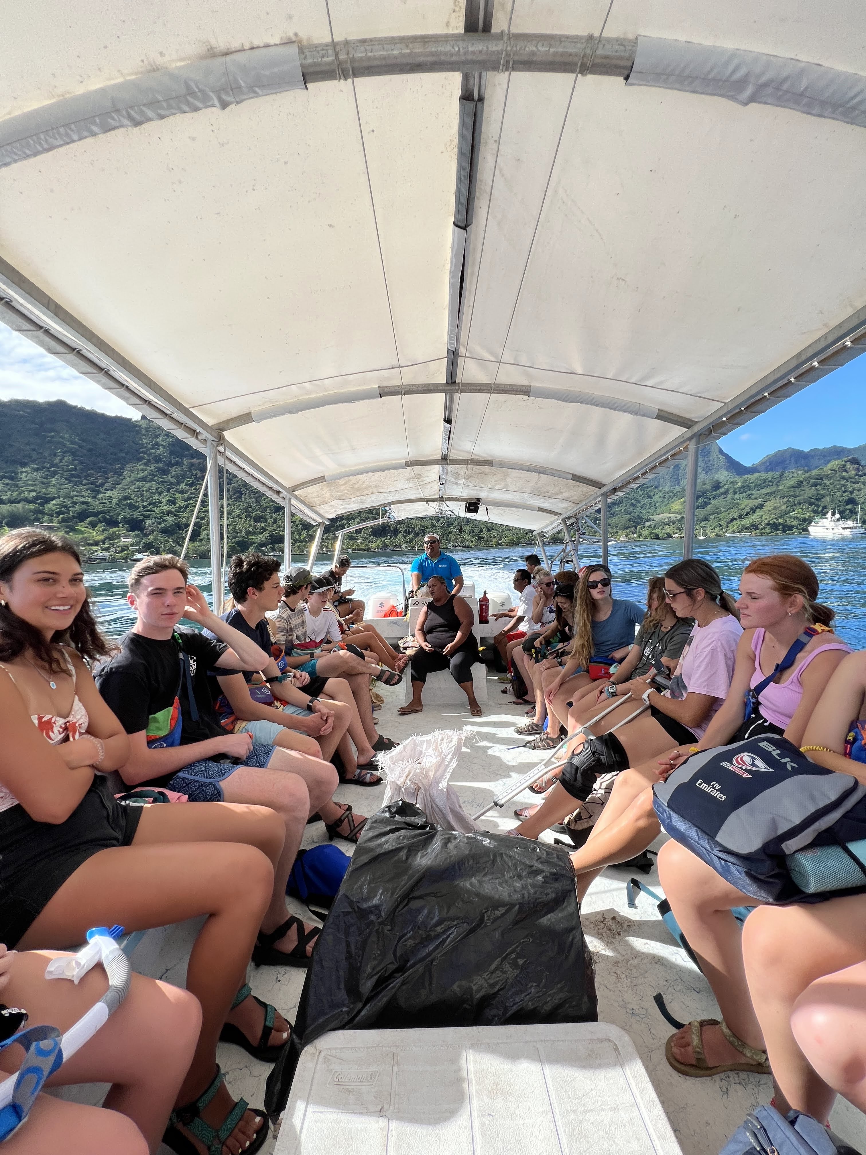 2022 Tahiti Taravao HXP - Day 4 (Kass's Birthday, Swimming with Sharks & Stingrays, Motu Fareone Island, Making Motu Fareone (E'ia Ota), Catching Crabs for 'Alca-Crab', Dance Party on Ferry to Tahiti, Catching Geckos)