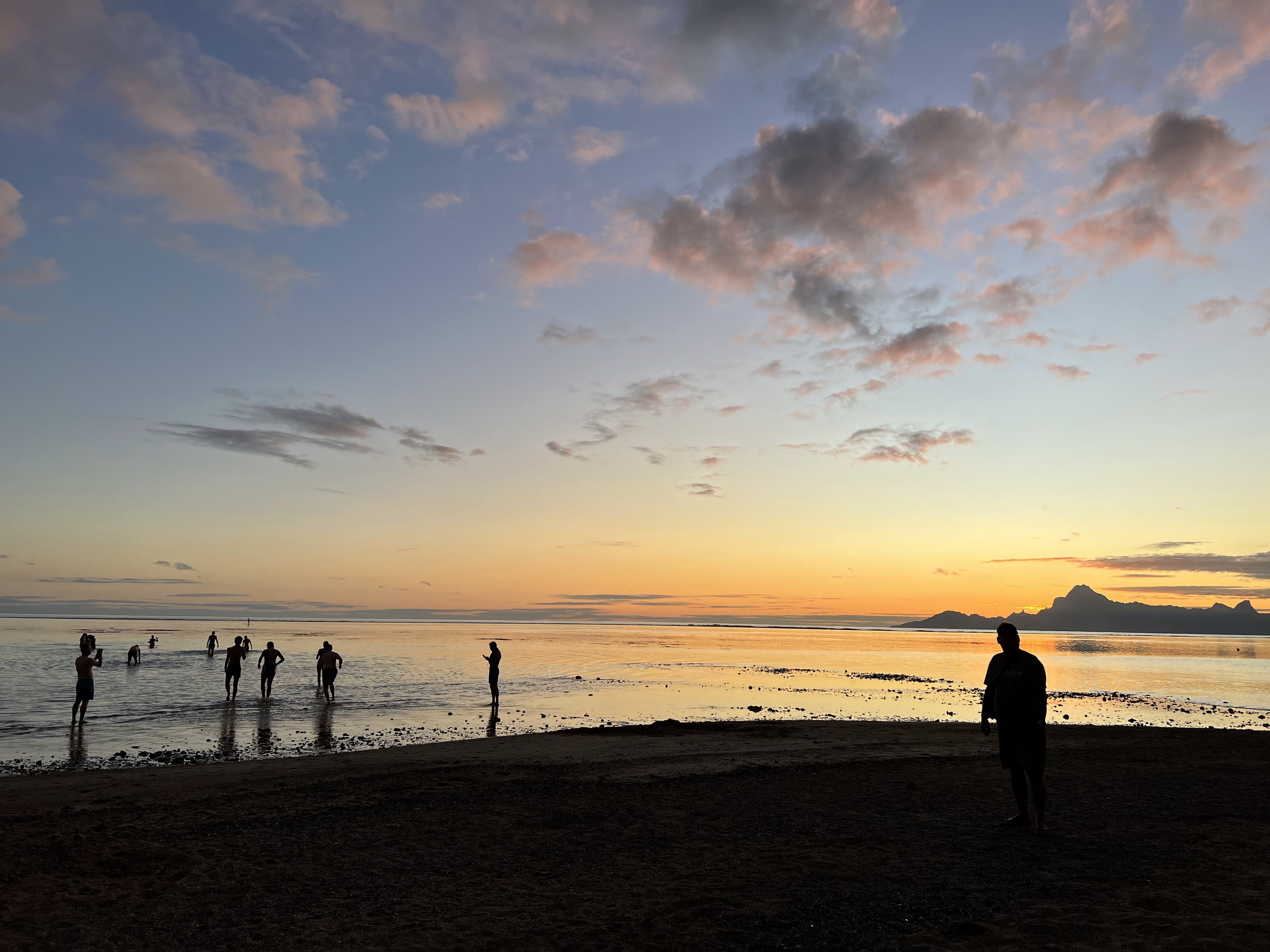 2022 Tahiti Taravao HXP - Day 9 (Pouring the Foundation, Playing with Poisonous Centipedes, Spray Painting Each Other, Digging a Bottomless Pit, Plage Vaiava (Vayava Beach), Another Epic Sunset, Learning a Tahitian Dance (Te Tiare Tahiti), Stingray)