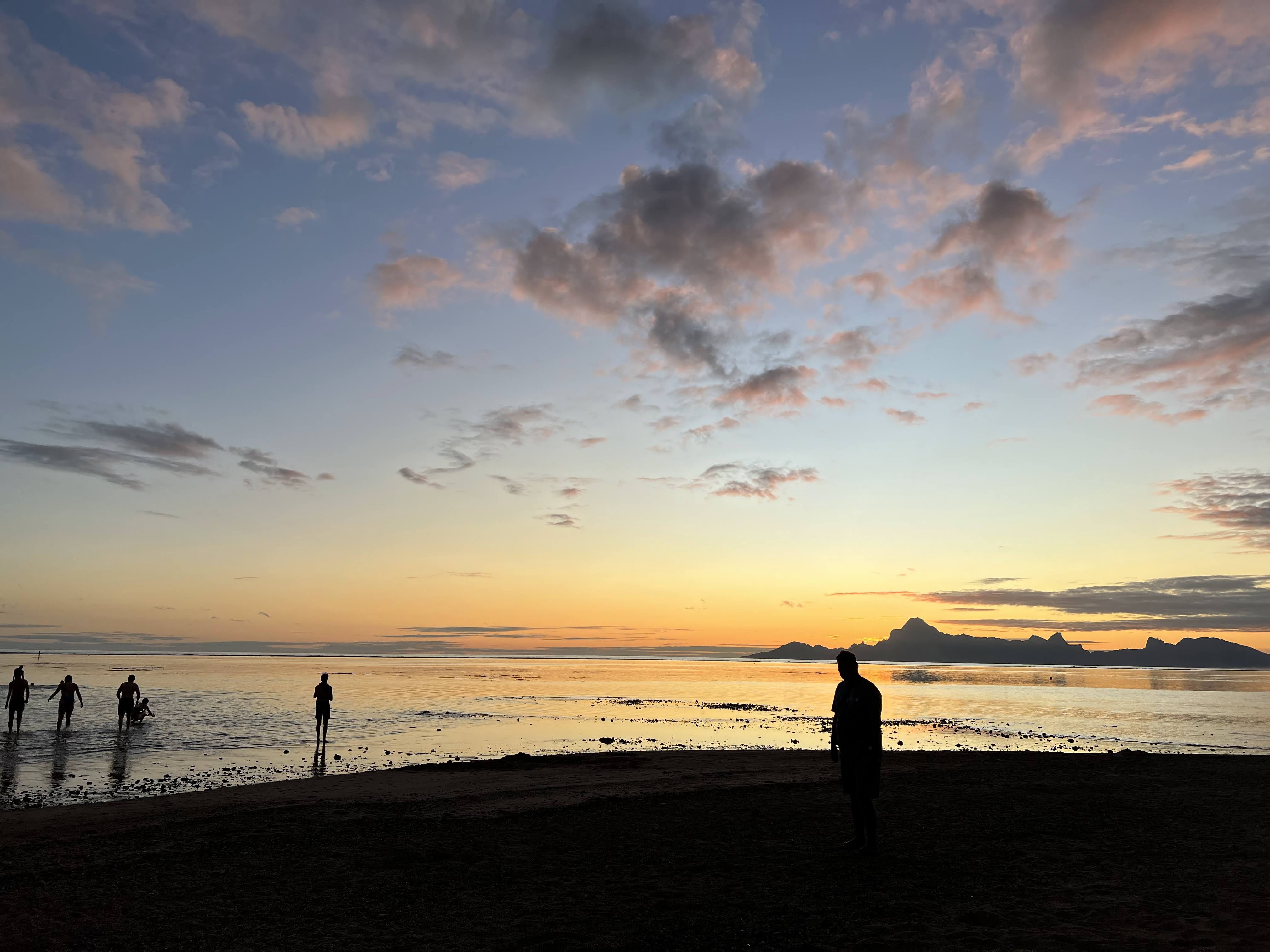 2022 Tahiti Taravao HXP - Day 9 (Pouring the Foundation, Playing with Poisonous Centipedes, Spray Painting Each Other, Digging a Bottomless Pit, Plage Vaiava (Vayava Beach), Another Epic Sunset, Learning a Tahitian Dance (Te Tiare Tahiti), Stingray)