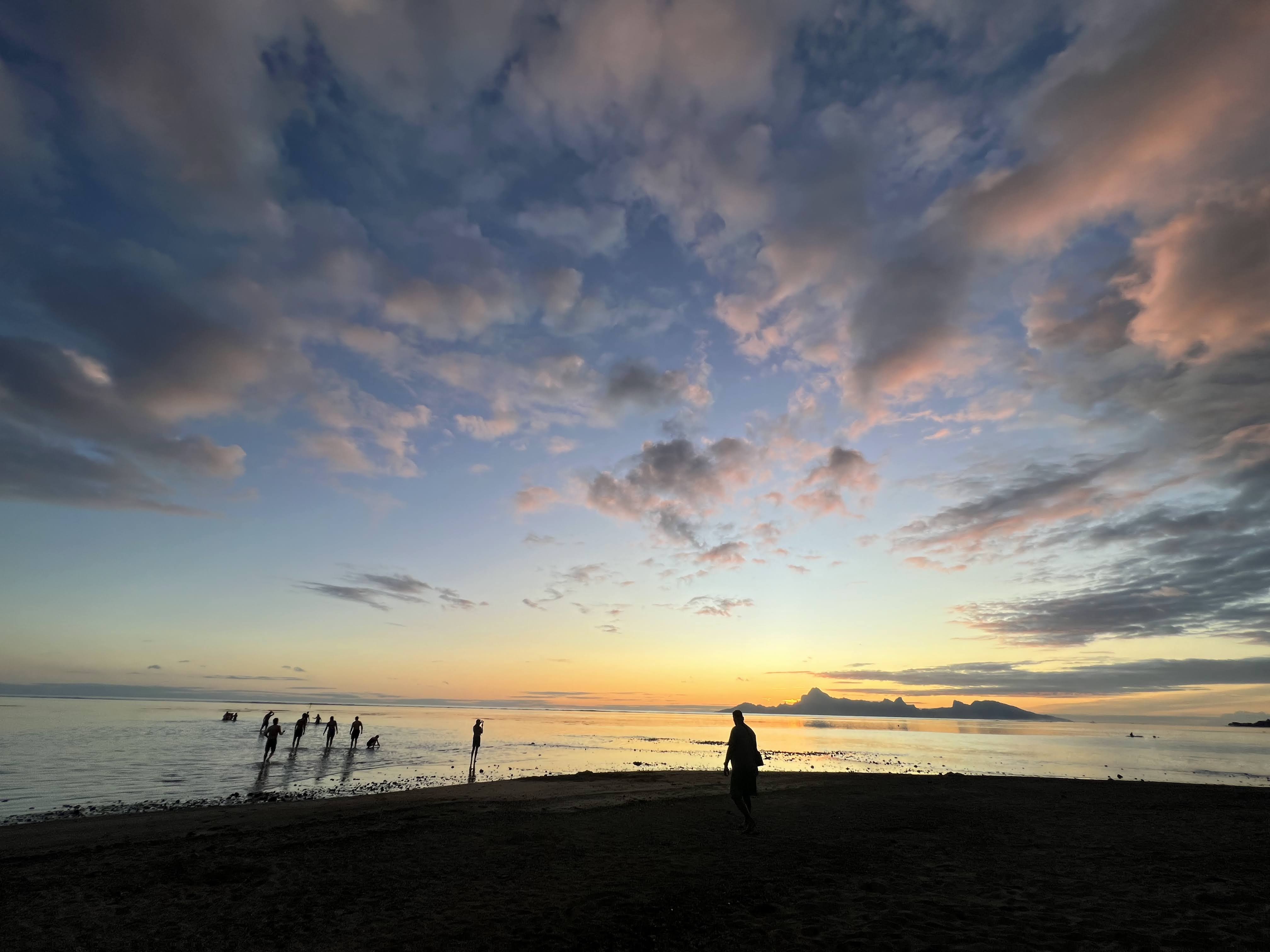 2022 Tahiti Taravao HXP - Day 9 (Pouring the Foundation, Playing with Poisonous Centipedes, Spray Painting Each Other, Digging a Bottomless Pit, Plage Vaiava (Vayava Beach), Another Epic Sunset, Learning a Tahitian Dance (Te Tiare Tahiti), Stingray)