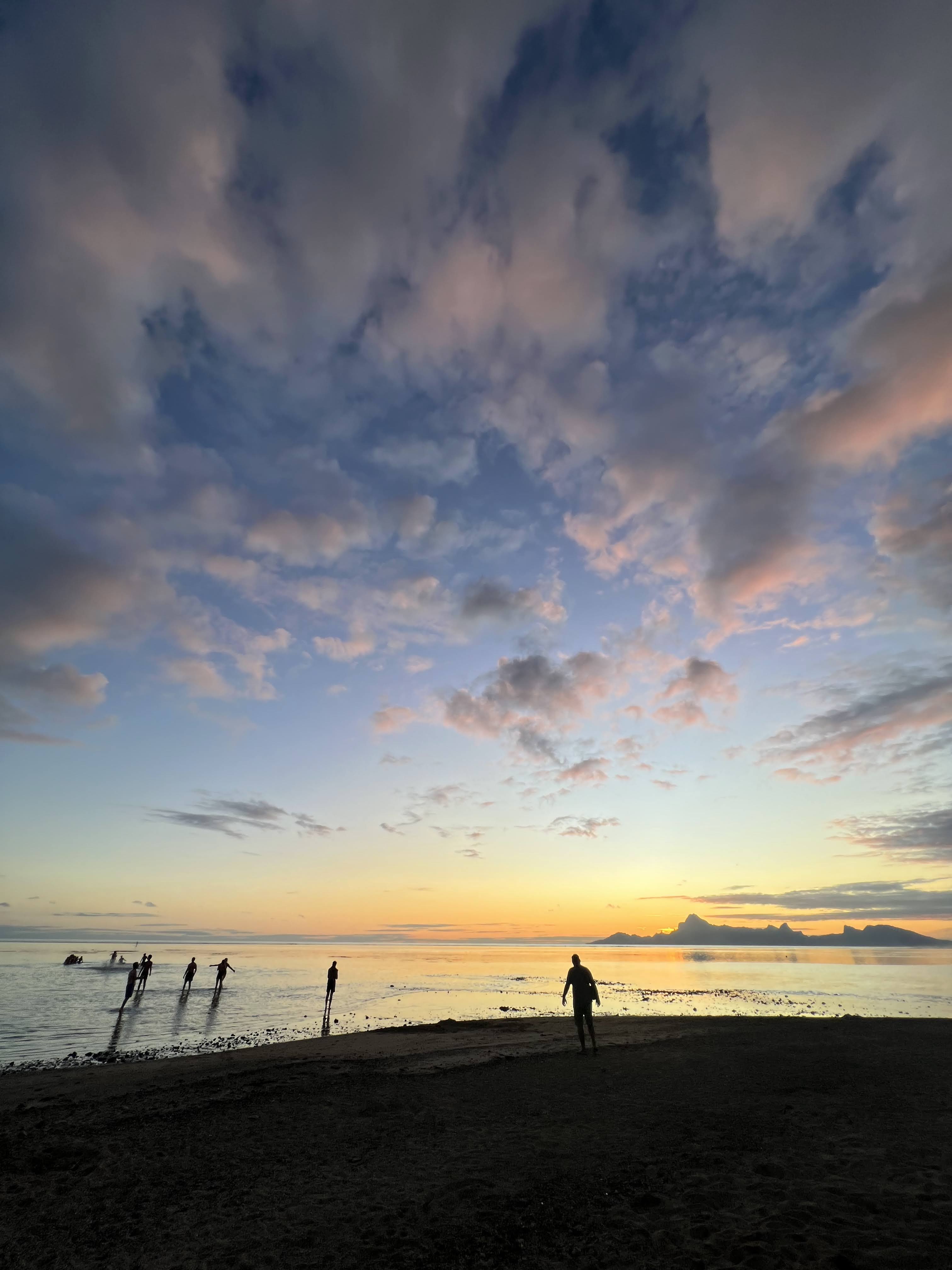 2022 Tahiti Taravao HXP - Day 9 (Pouring the Foundation, Playing with Poisonous Centipedes, Spray Painting Each Other, Digging a Bottomless Pit, Plage Vaiava (Vayava Beach), Another Epic Sunset, Learning a Tahitian Dance (Te Tiare Tahiti), Stingray)