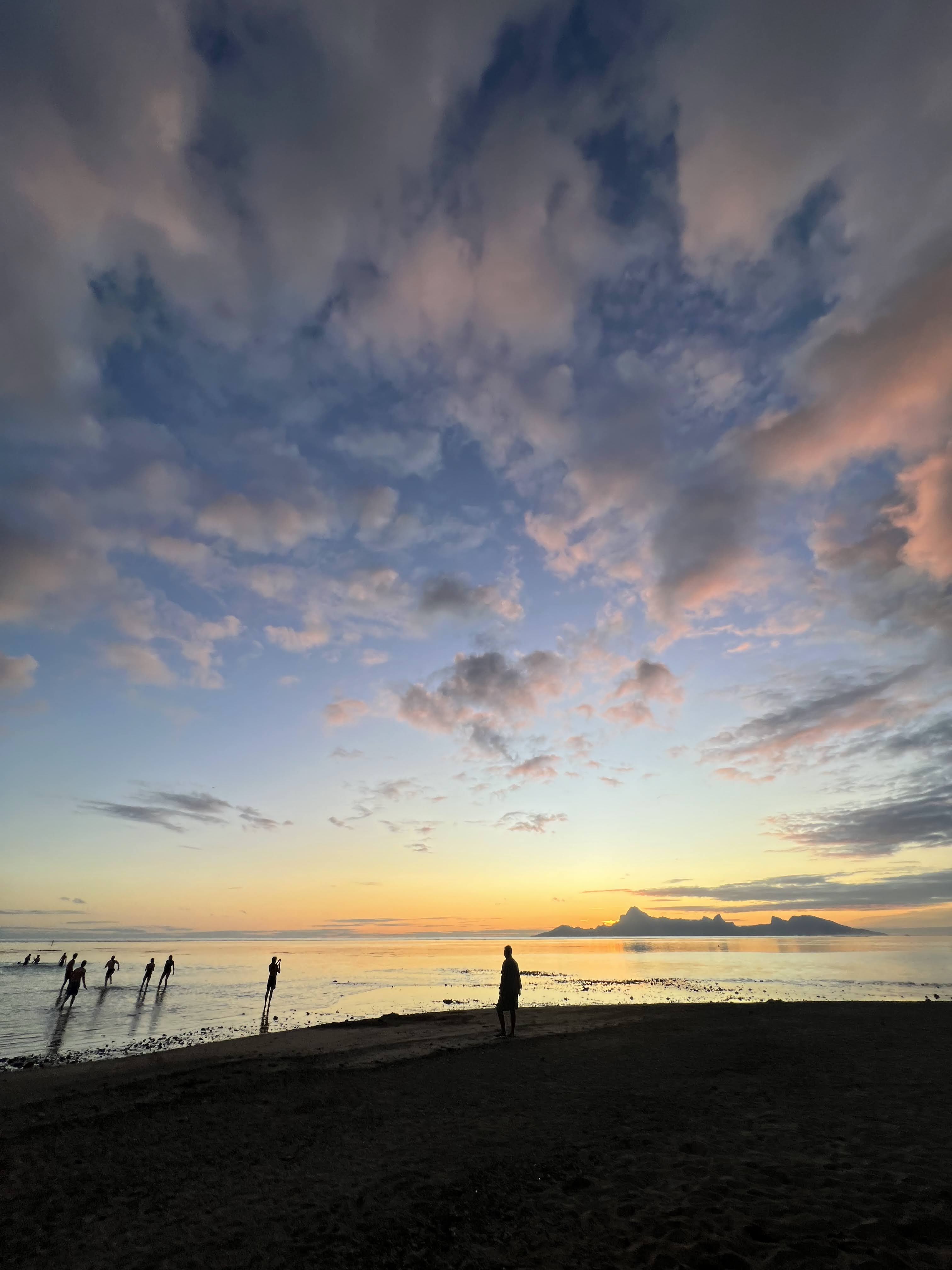 2022 Tahiti Taravao HXP - Day 9 (Pouring the Foundation, Playing with Poisonous Centipedes, Spray Painting Each Other, Digging a Bottomless Pit, Plage Vaiava (Vayava Beach), Another Epic Sunset, Learning a Tahitian Dance (Te Tiare Tahiti), Stingray)