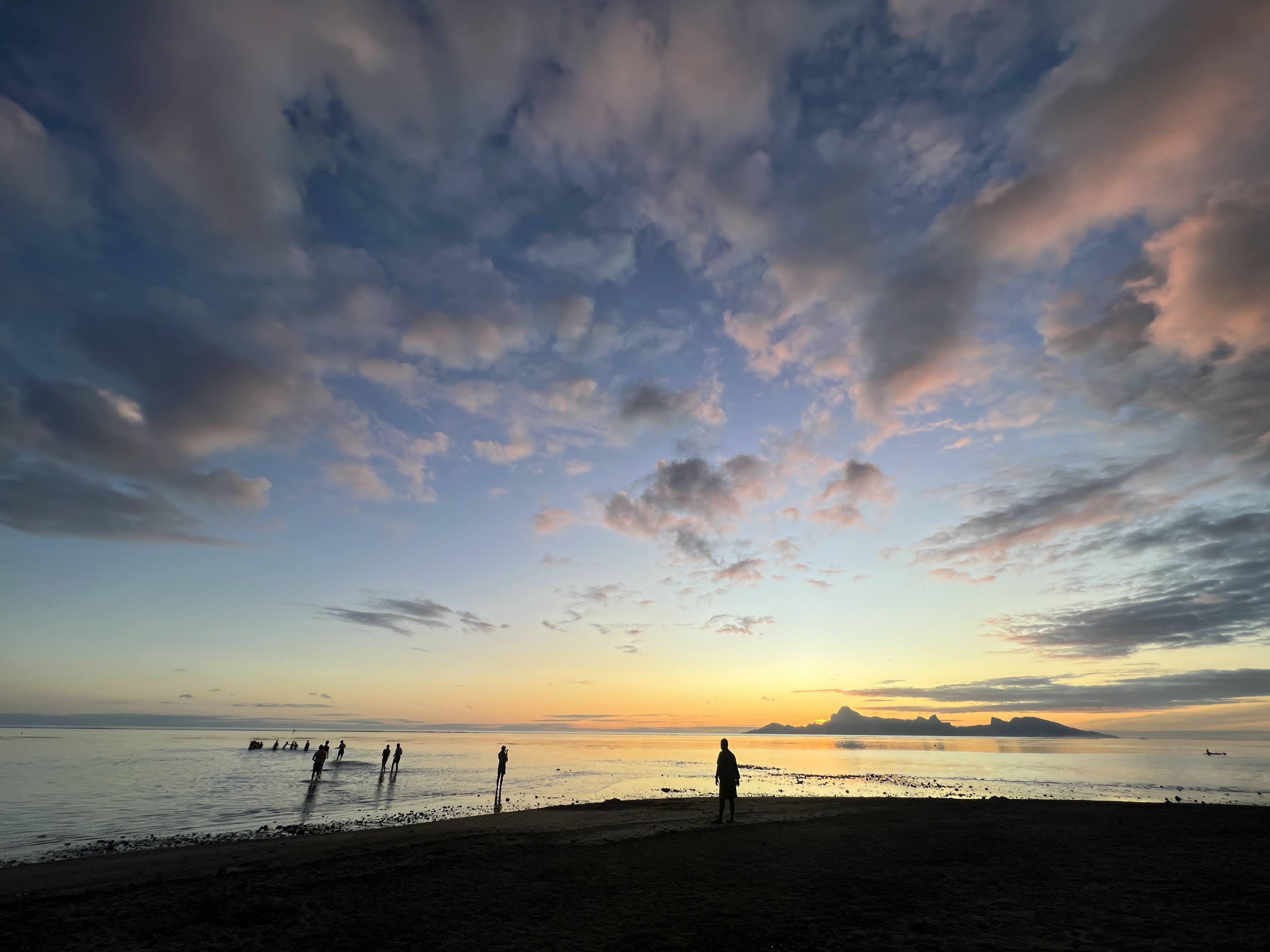 2022 Tahiti Taravao HXP - Day 9 (Pouring the Foundation, Playing with Poisonous Centipedes, Spray Painting Each Other, Digging a Bottomless Pit, Plage Vaiava (Vayava Beach), Another Epic Sunset, Learning a Tahitian Dance (Te Tiare Tahiti), Stingray)