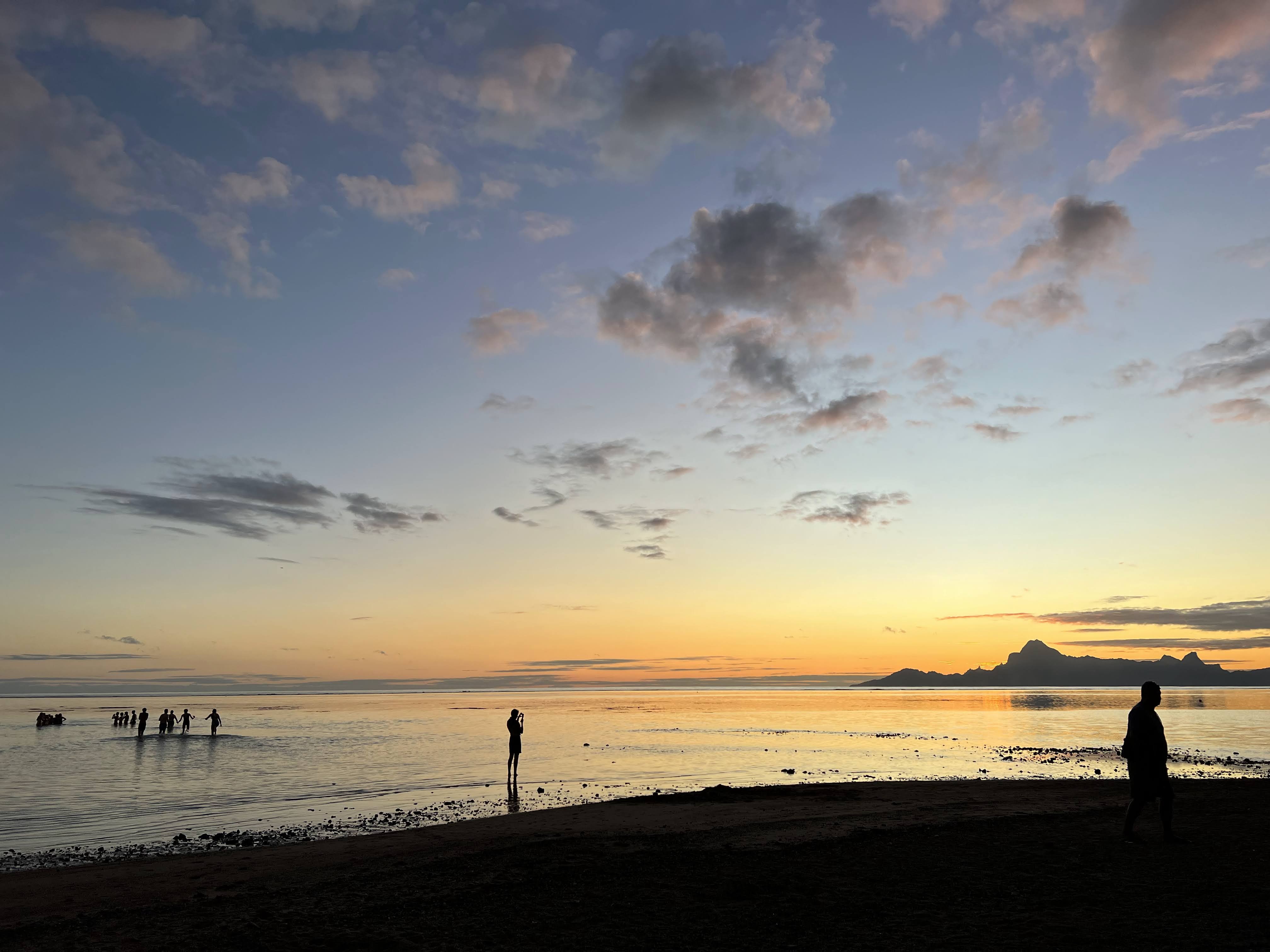 2022 Tahiti Taravao HXP - Day 9 (Pouring the Foundation, Playing with Poisonous Centipedes, Spray Painting Each Other, Digging a Bottomless Pit, Plage Vaiava (Vayava Beach), Another Epic Sunset, Learning a Tahitian Dance (Te Tiare Tahiti), Stingray)