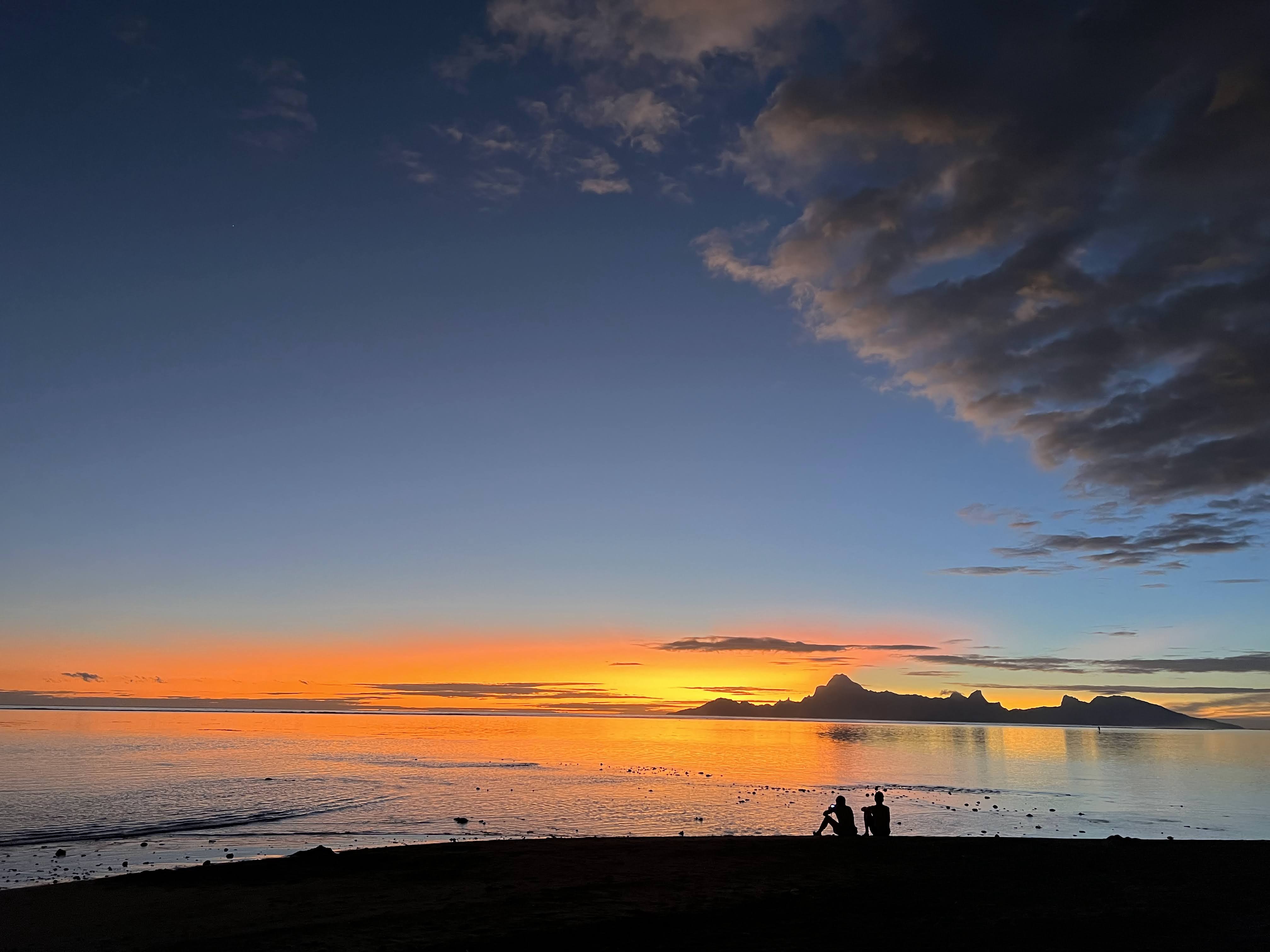 2022 Tahiti Taravao HXP - Day 9 (Pouring the Foundation, Playing with Poisonous Centipedes, Spray Painting Each Other, Digging a Bottomless Pit, Plage Vaiava (Vayava Beach), Another Epic Sunset, Learning a Tahitian Dance (Te Tiare Tahiti), Stingray)