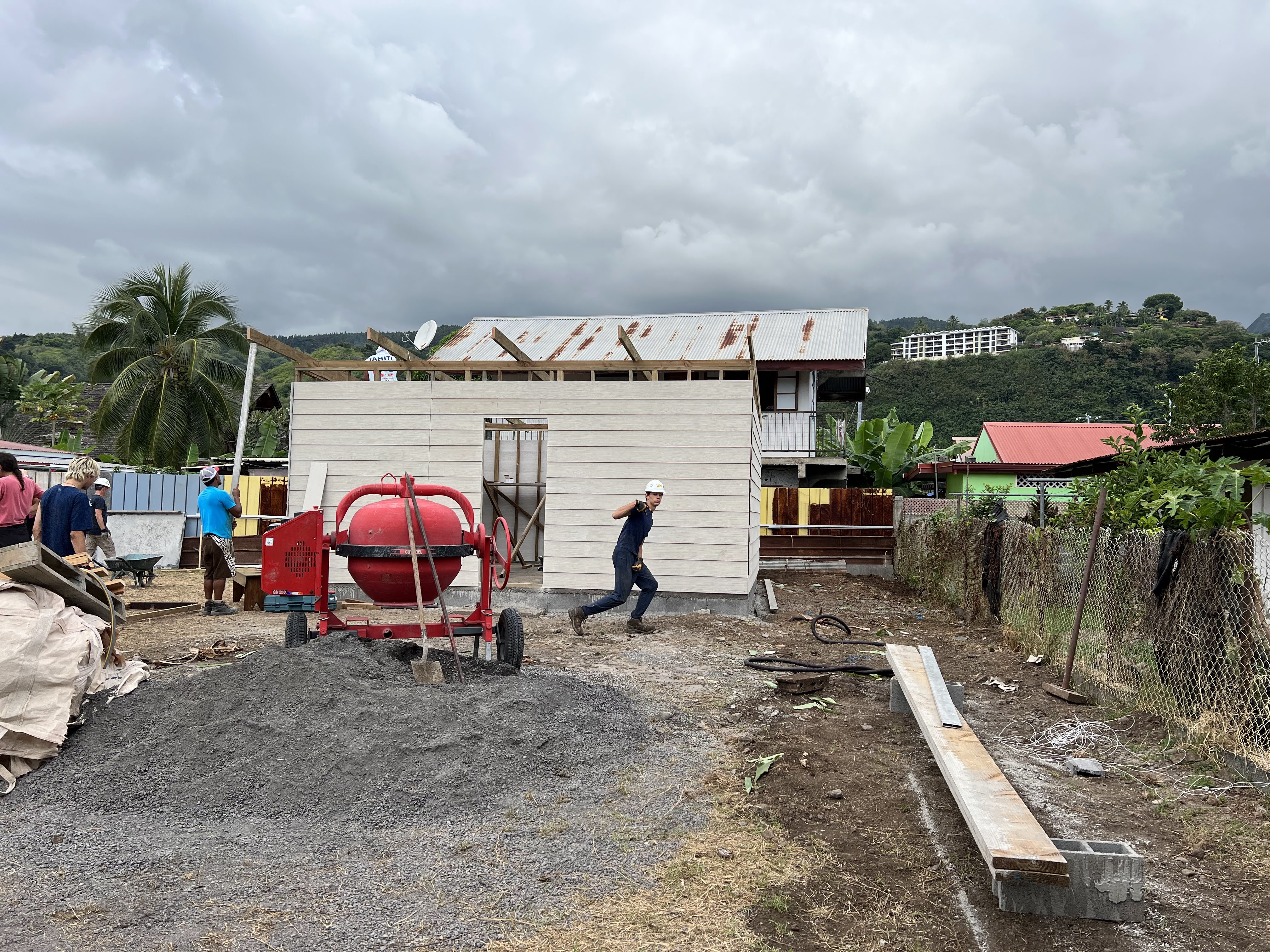 2022 Tahiti Taravao HXP - Day 10 (Banana Nutella Baguette Breakfast, Raising the Walls, Deeper Bottomless Pits for the Septic Tanks, Driver John, Wilson, Catching Crabs, Haka with ❤ Bishop Taylor ❤ & Papara Ward, Traditional Tahitian Dances)