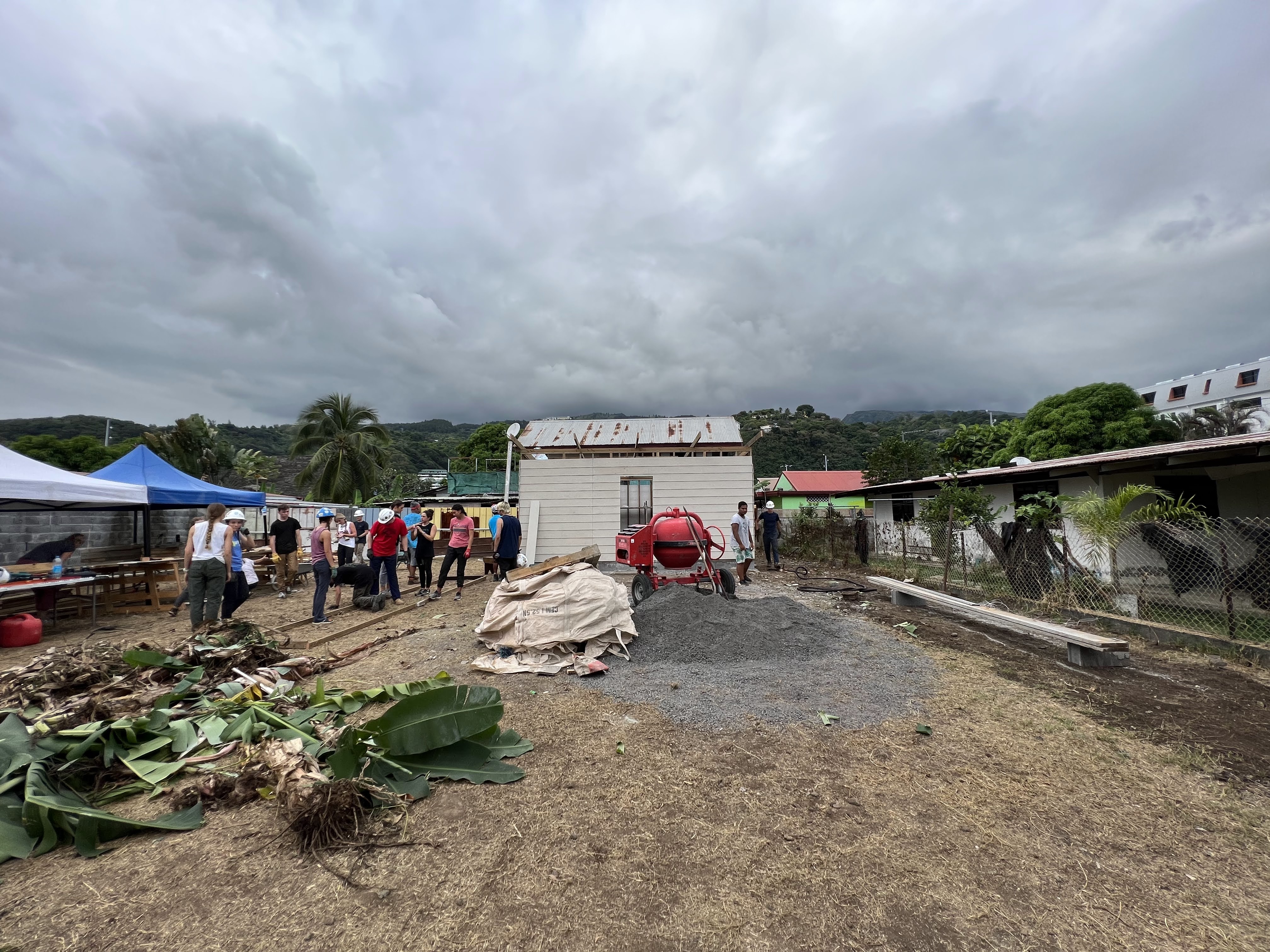 2022 Tahiti Taravao HXP - Day 10 (Banana Nutella Baguette Breakfast, Raising the Walls, Deeper Bottomless Pits for the Septic Tanks, Driver John, Wilson, Catching Crabs, Haka with ❤ Bishop Taylor ❤ & Papara Ward, Traditional Tahitian Dances)