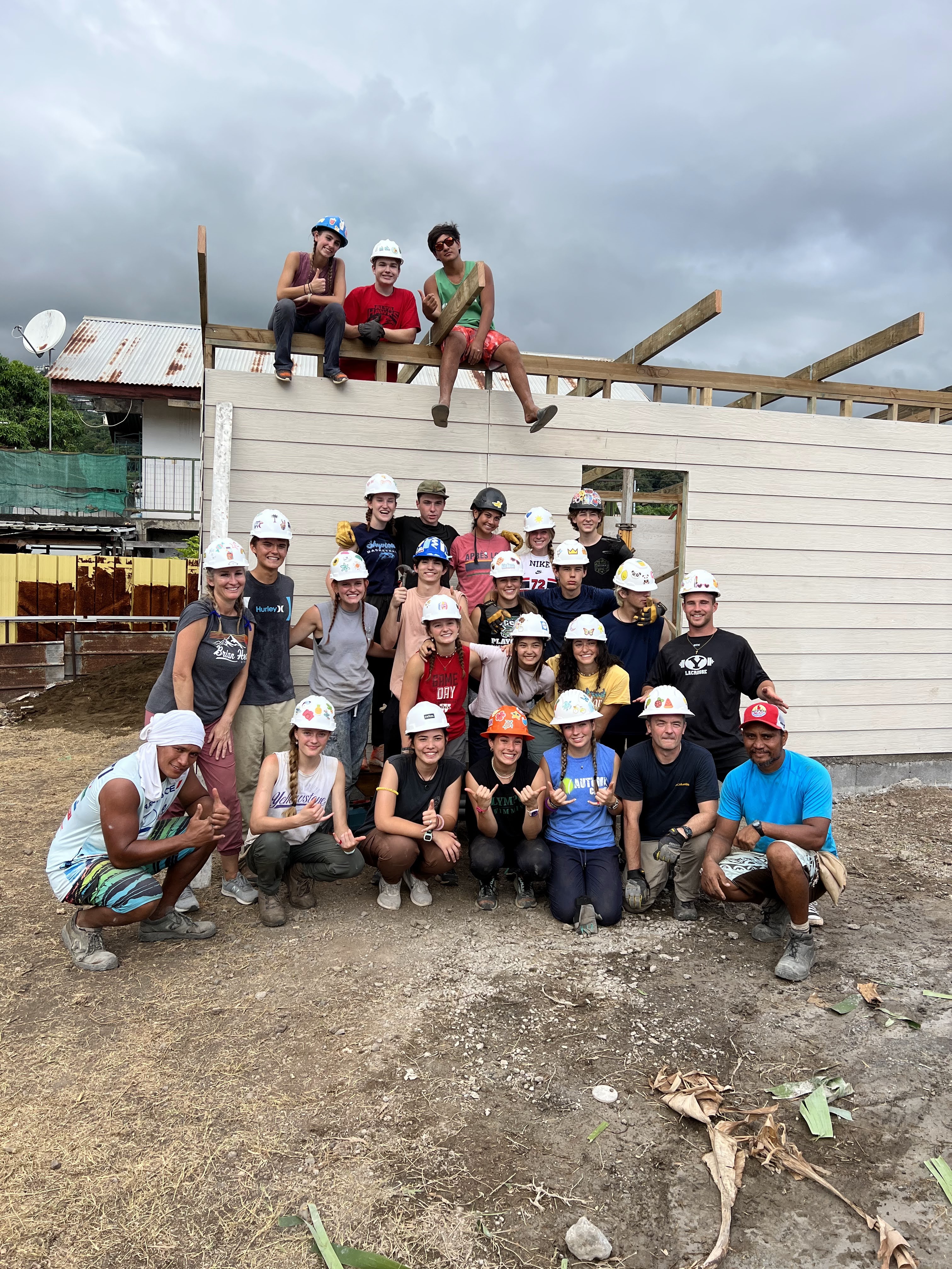 2022 Tahiti Taravao HXP - Day 10 (Banana Nutella Baguette Breakfast, Raising the Walls, Deeper Bottomless Pits for the Septic Tanks, Driver John, Wilson, Catching Crabs, Haka with ❤ Bishop Taylor ❤ & Papara Ward, Traditional Tahitian Dances)