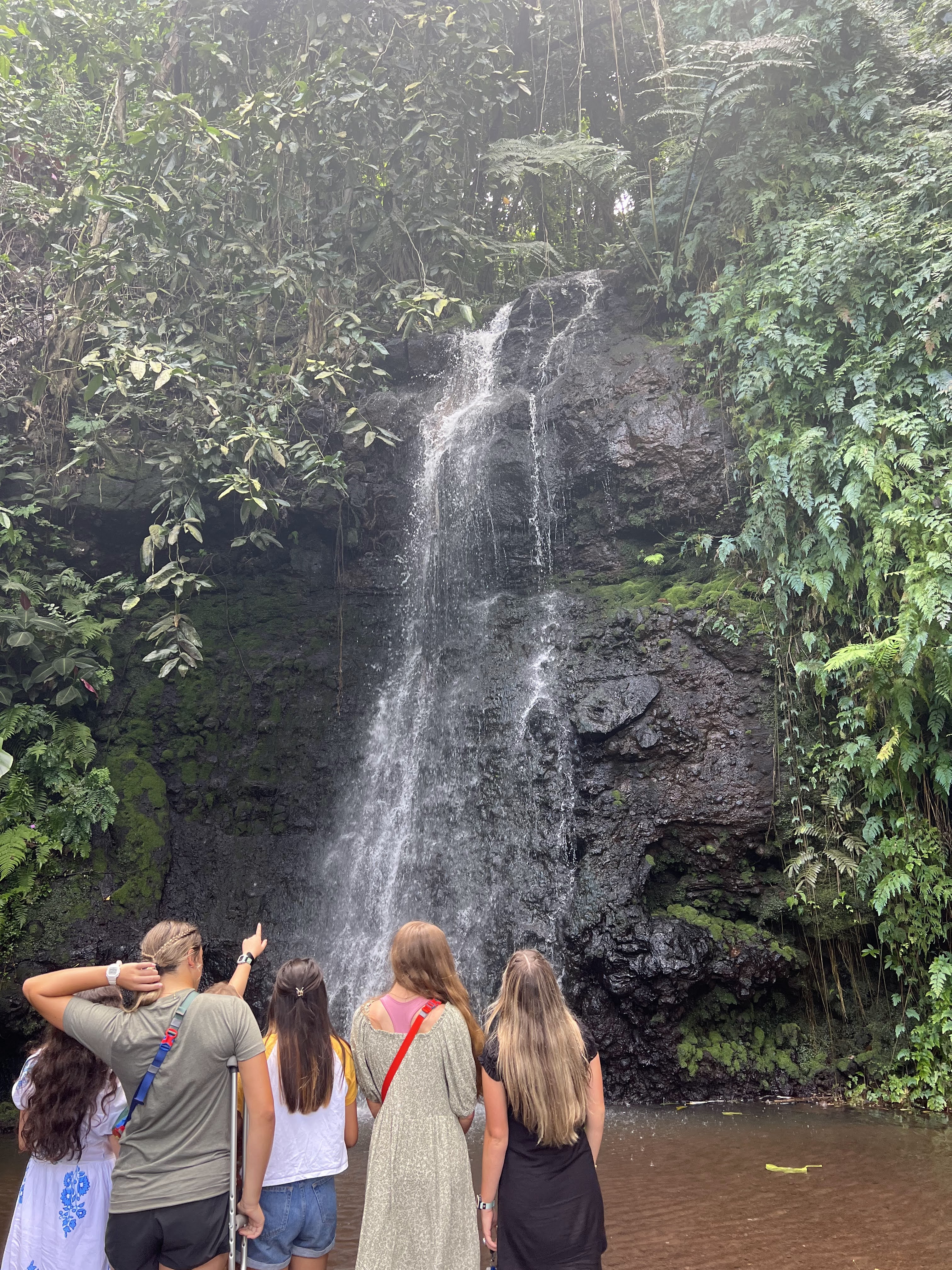 2022 Tahiti Taravao HXP - Day 12 (Church with Vaihiria Ward, Water Gardens Vaipahi Waterfall & Hike, Sacred Eels, Turtles, Haircut, Activity with Vaihiria Ward Youth, Averie's Birthday, Letters Home)