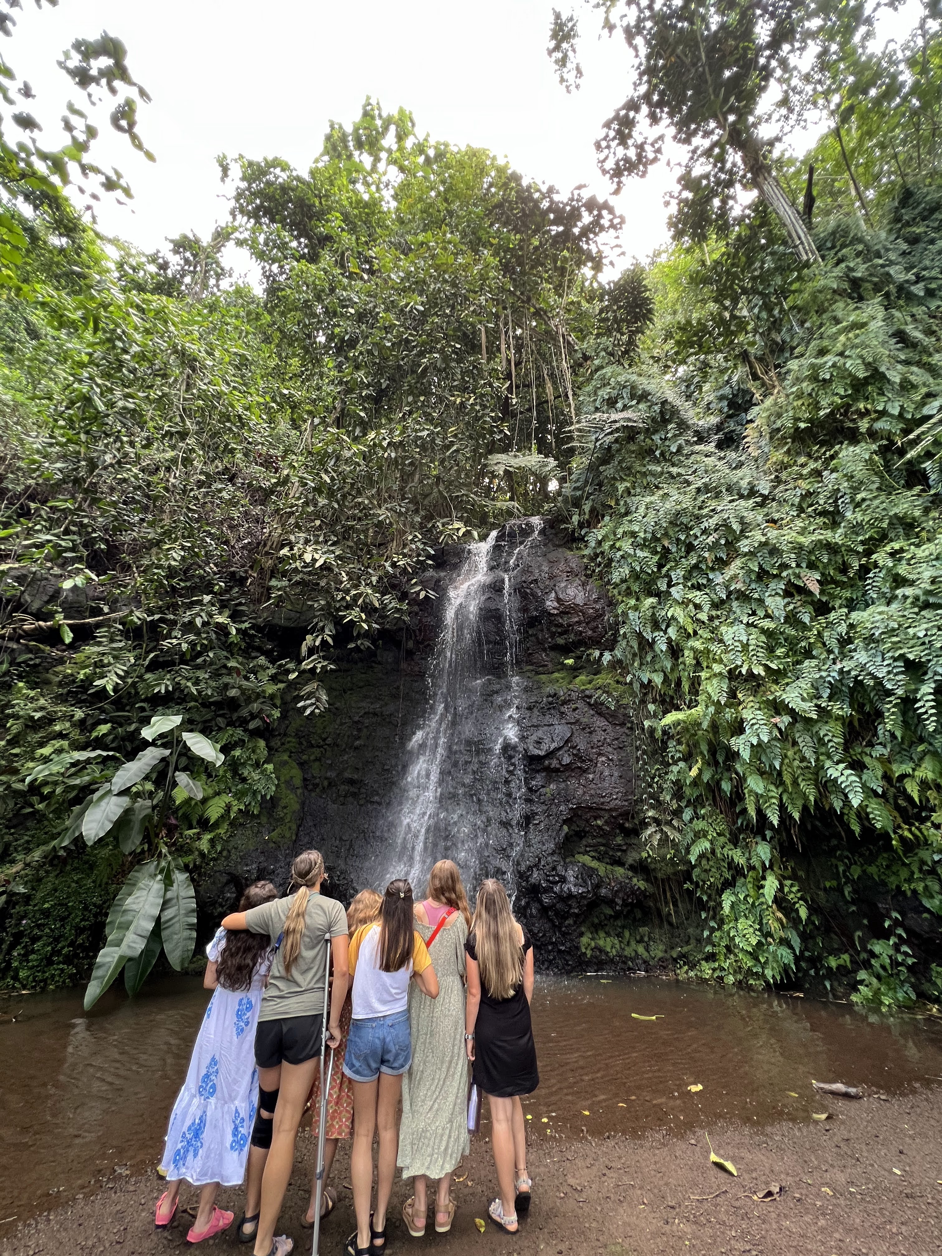 2022 Tahiti Taravao HXP - Day 12 (Church with Vaihiria Ward, Water Gardens Vaipahi Waterfall & Hike, Sacred Eels, Turtles, Haircut, Activity with Vaihiria Ward Youth, Averie's Birthday, Letters Home)